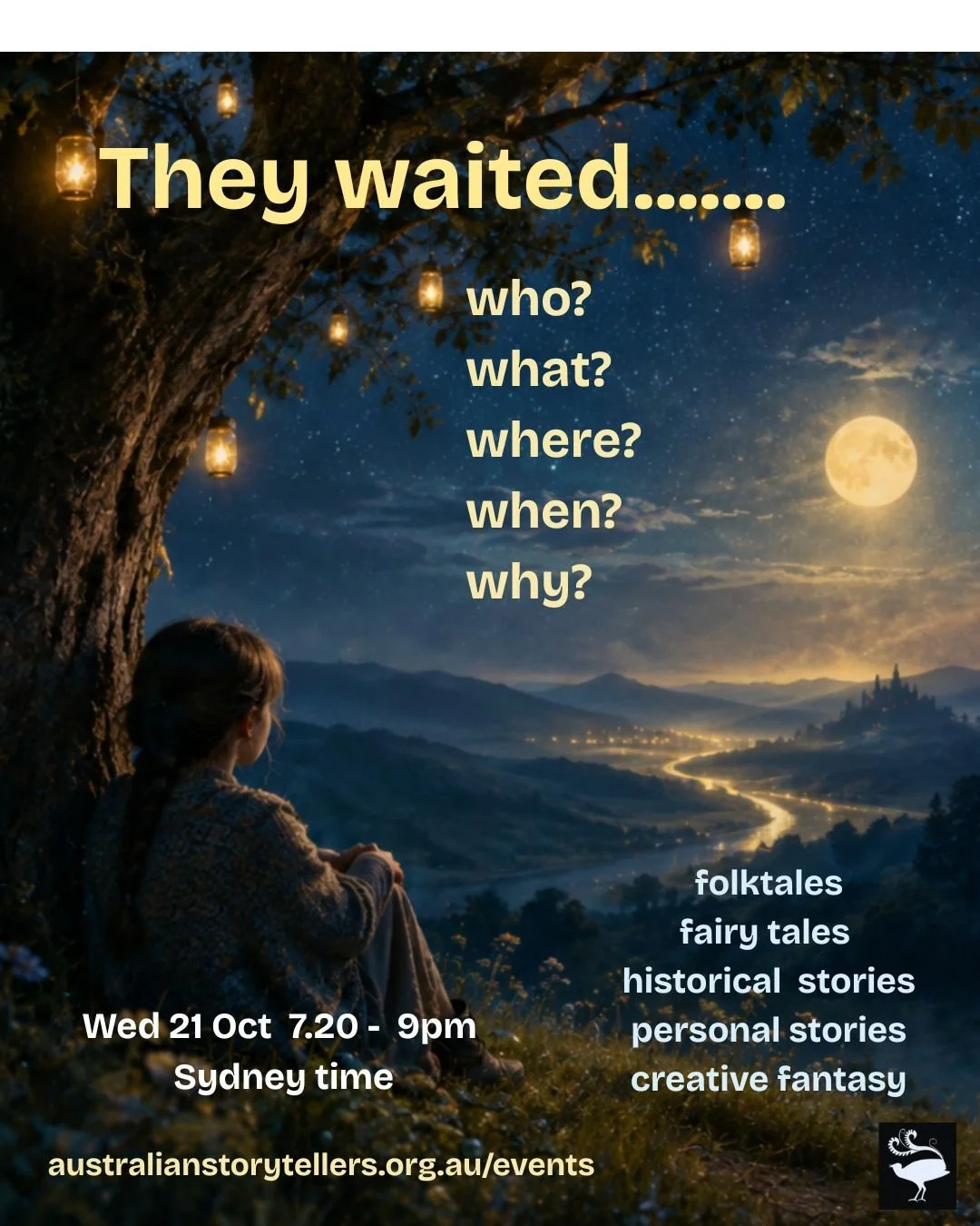 They waited..... oral storytelling
