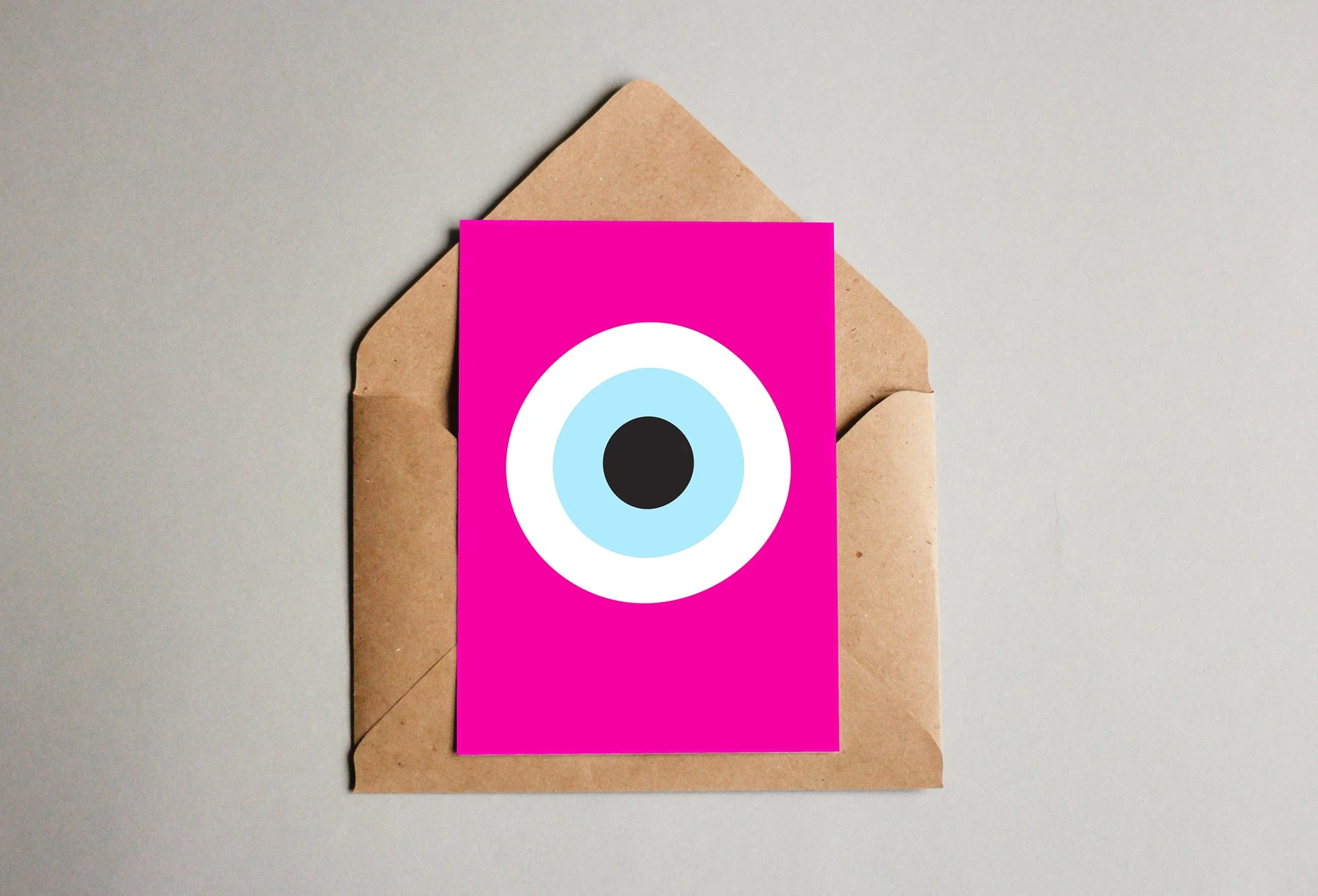 FUCHSIA EVIL EYE