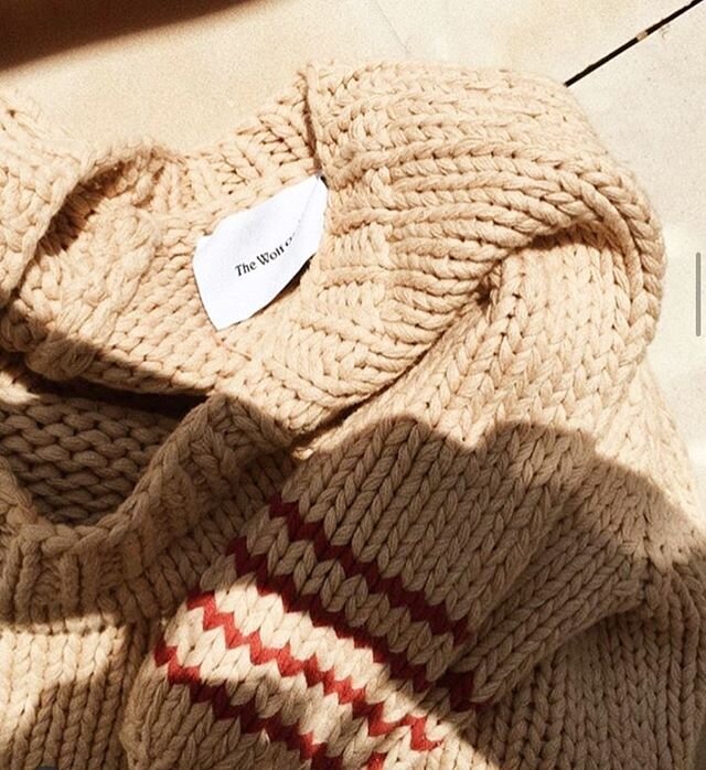 Everything about this knit 💛 | the Bonbonera Stripe Crop Knit by @the.wolf.gang shot beautifully by @lola_jagger #knitwear #winter #style #flatlay