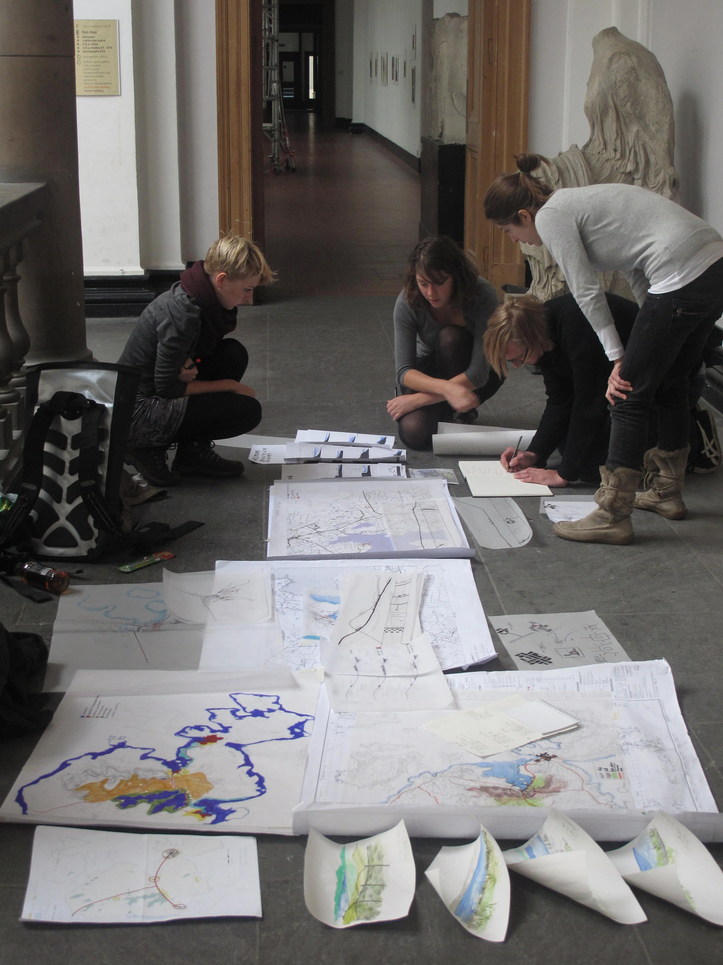 stuents rehearsing orkney presentation.jpg