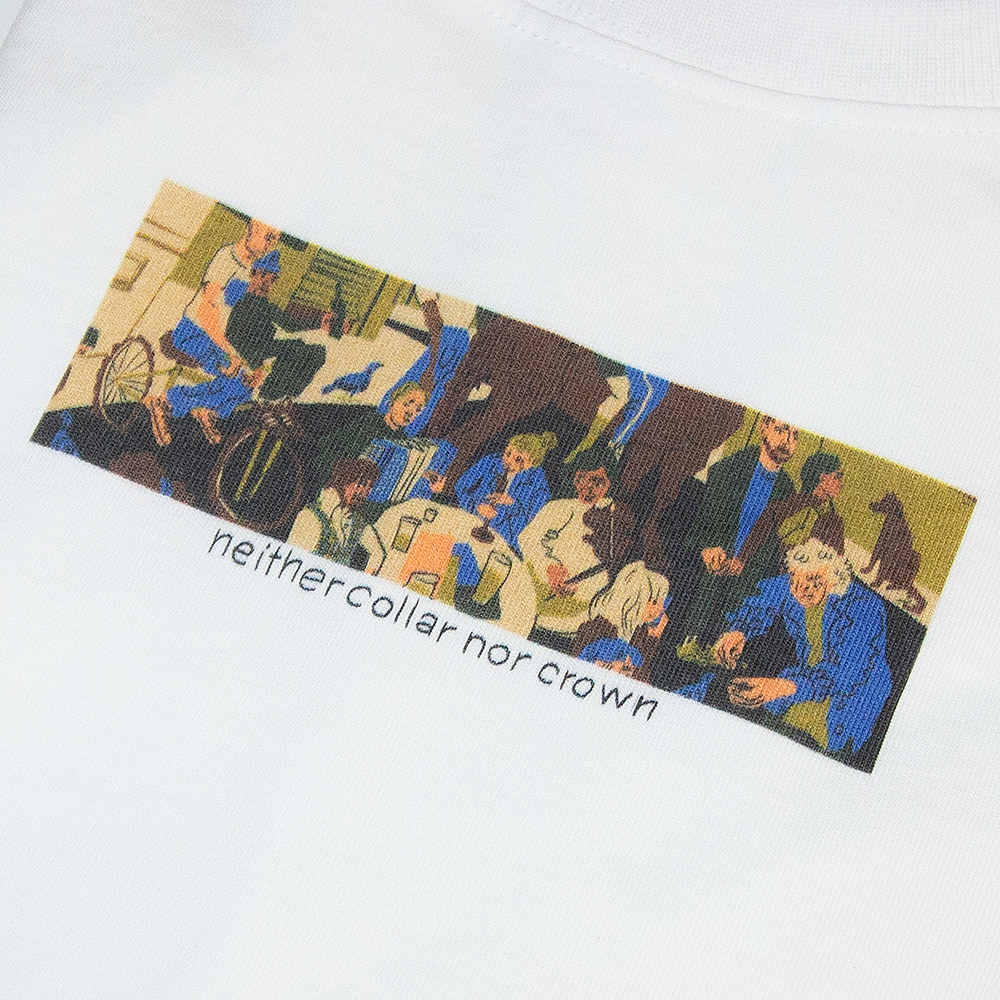 Neither Collar Nor Crown White Tee