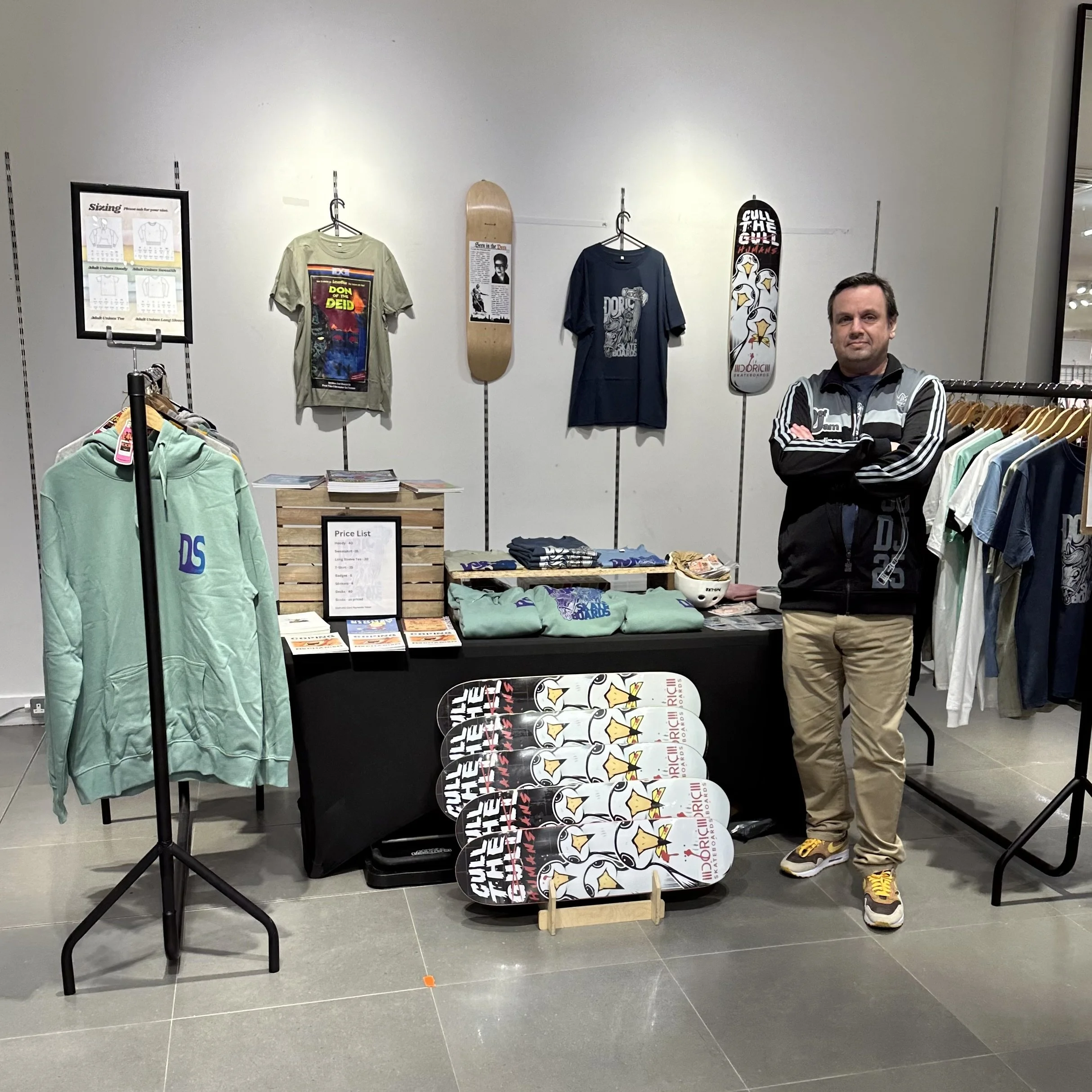 Doric Skateboards @ Curated Aberdeen April