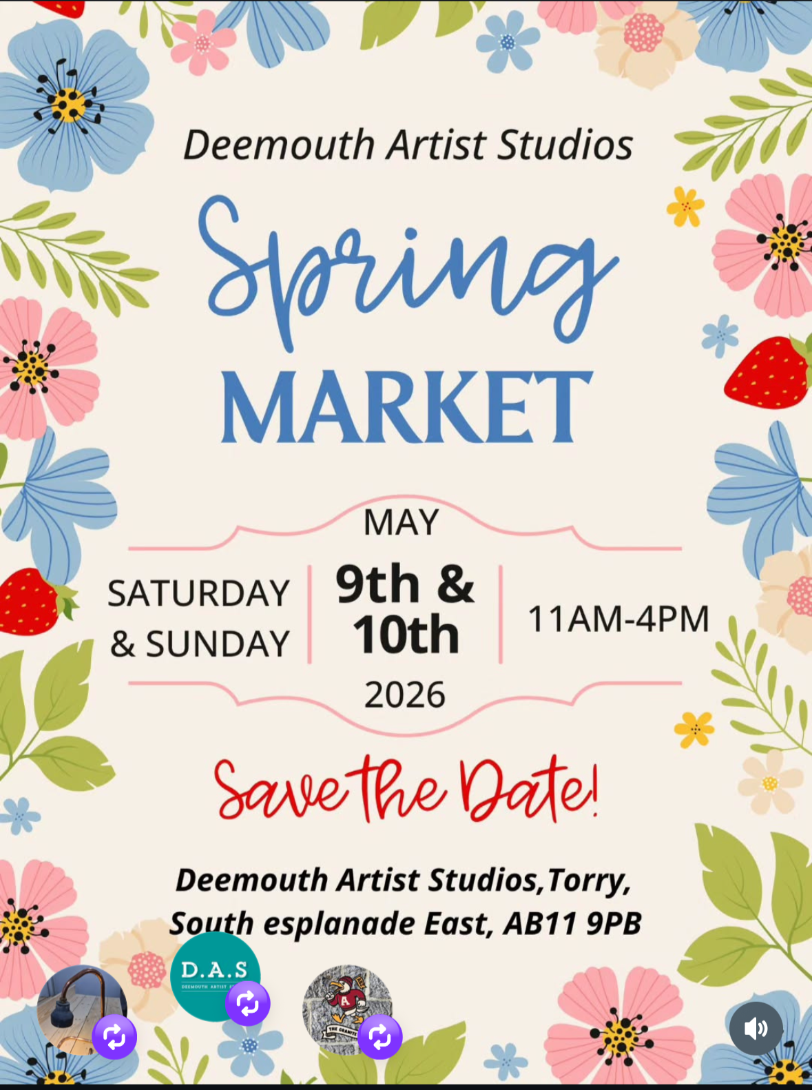 Deemouth Artist Studios Spring Market