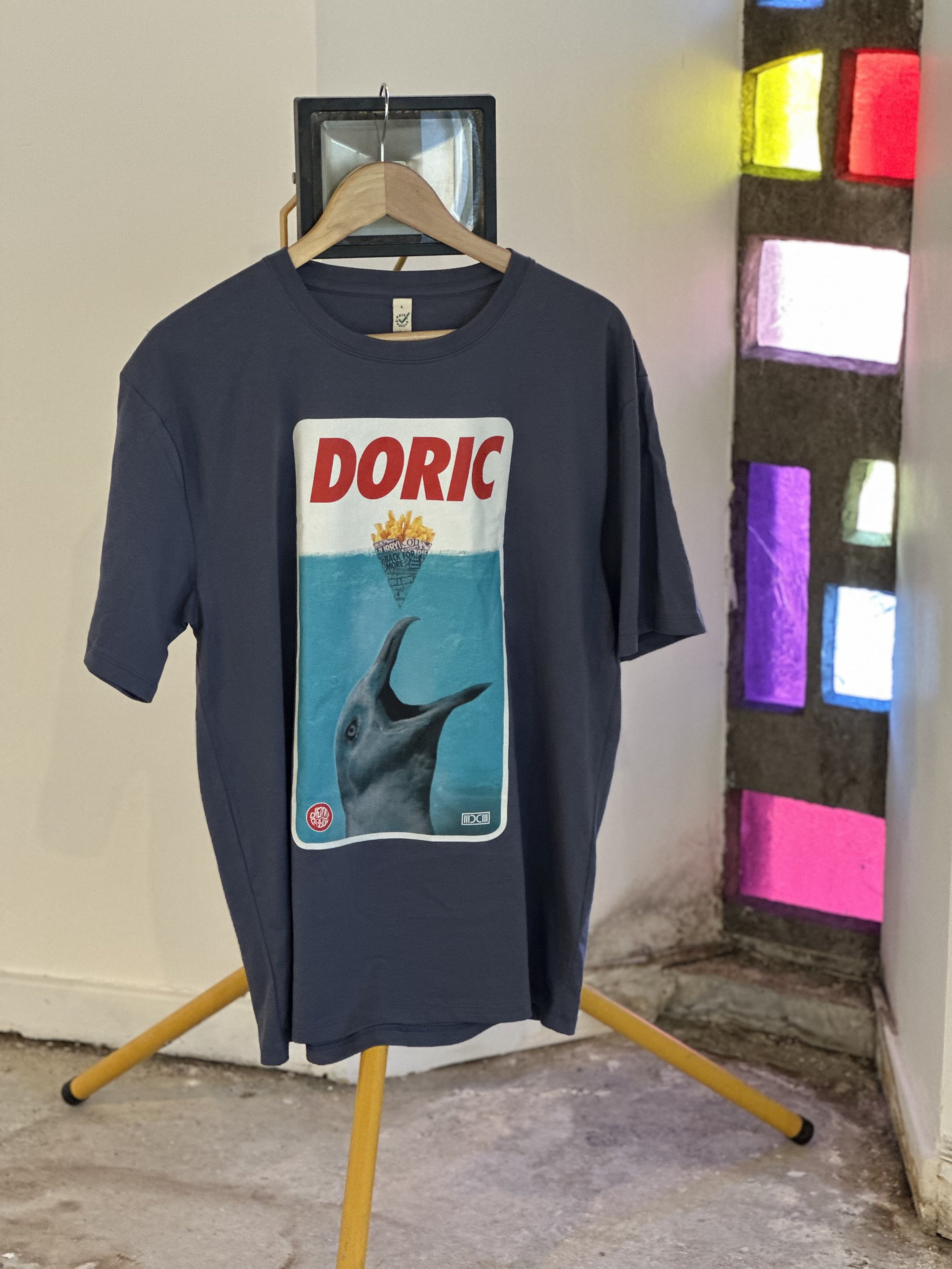 Jaws T-Shirt - Faded Navy