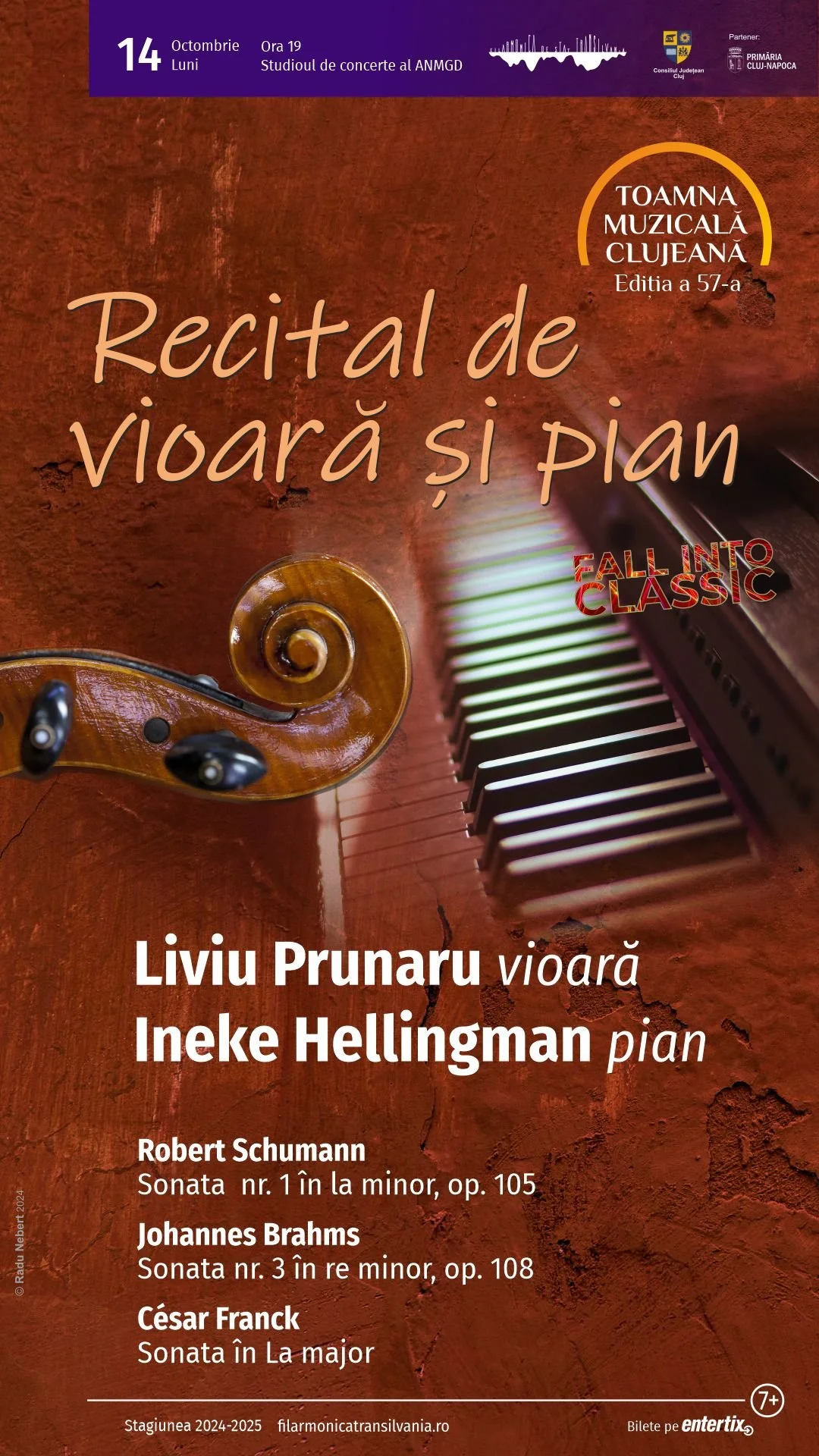 Recital with Liviu Prunaru, violin