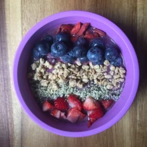 Strawberry Banana Acai Bowl