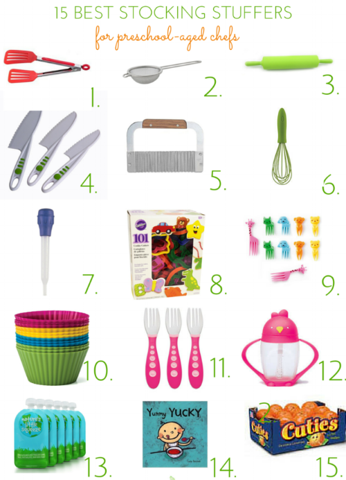best stocking stuffers for preschool-aged chefs