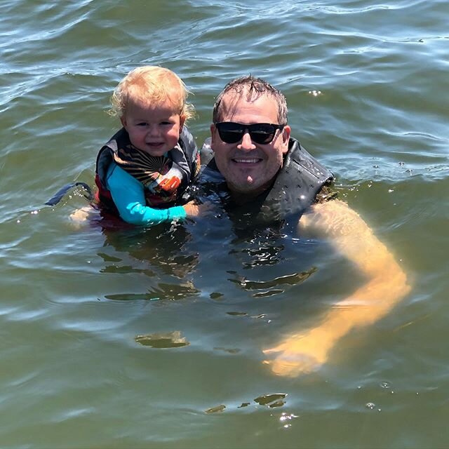 Happy Father&rsquo;s Day to this guy from your little baby shark, dare devil, fisherwoman, and me!

We are so thankful for you and time away disconnected from everything but family the last few days ❤️
.
.
.
.
.

I&rsquo;m too grateful for time with 