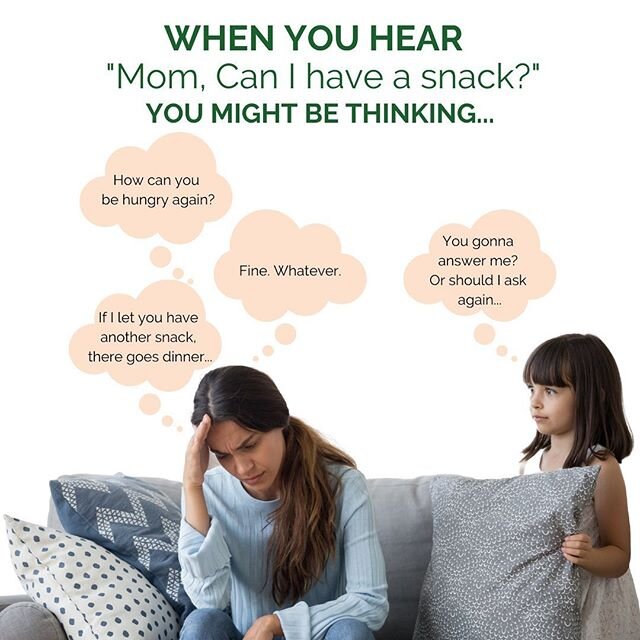Tell me in the comments what thoughts come to mind for you...or how many times your child will ask in a row 😝

Snacks are a touchy subject, particularly in Summer months following months already at home in quarantine. They can quickly turn from a wa