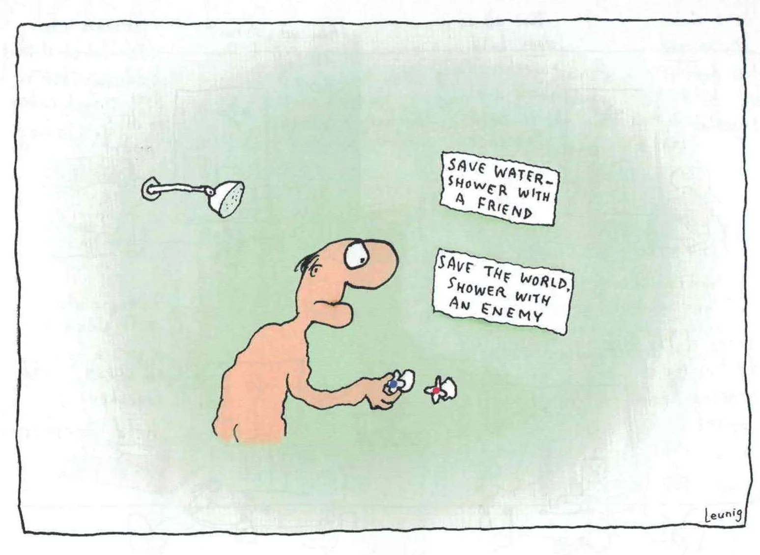 The Limits of Shame: Time to shower with your enemy?