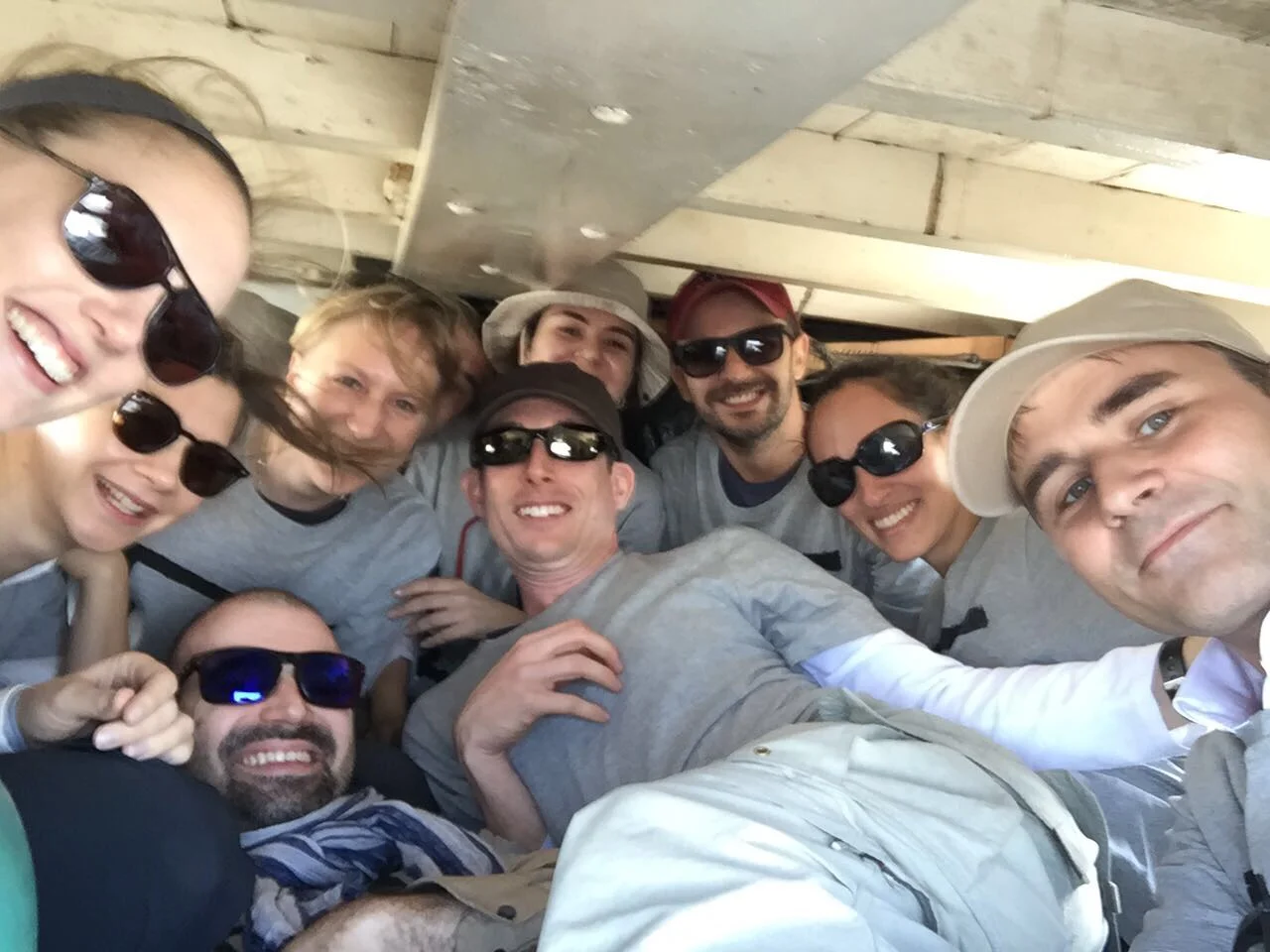 Nestlé Responsible Sourcing Team experiencing first hand the cramped conditions for workers on fishing boats