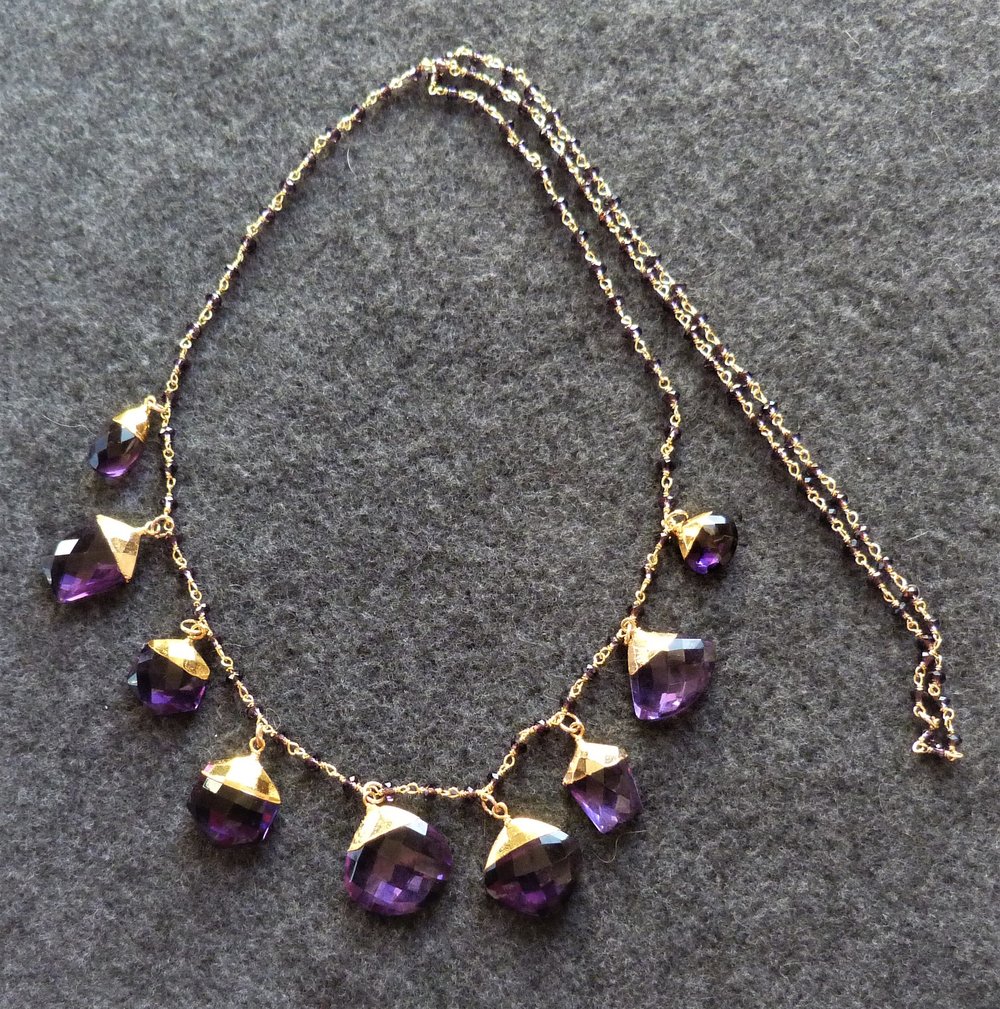 Amethyst necklace — For Pete's Sake