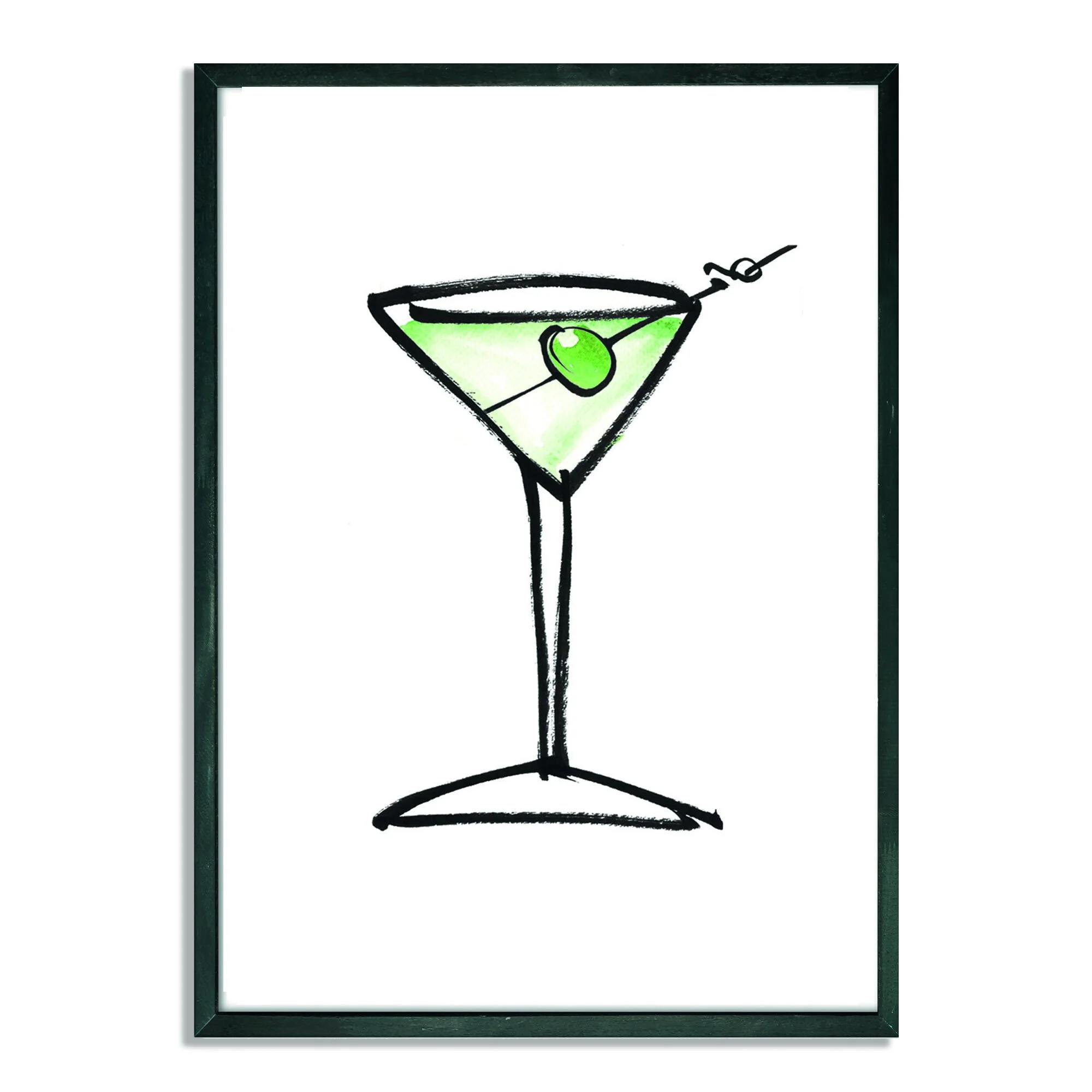  'MARTINI COCKTAIL' A5 ART PRINT (PERSONALISED OPTION)