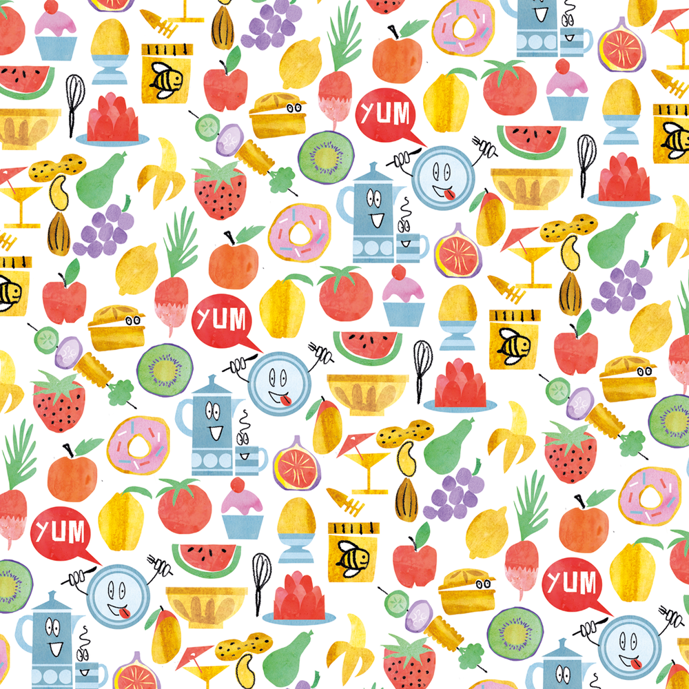 Bright Lemon Gift Wrap Paper Set - 4 Sheets With Ribbons For Summer Parties & Birthdays