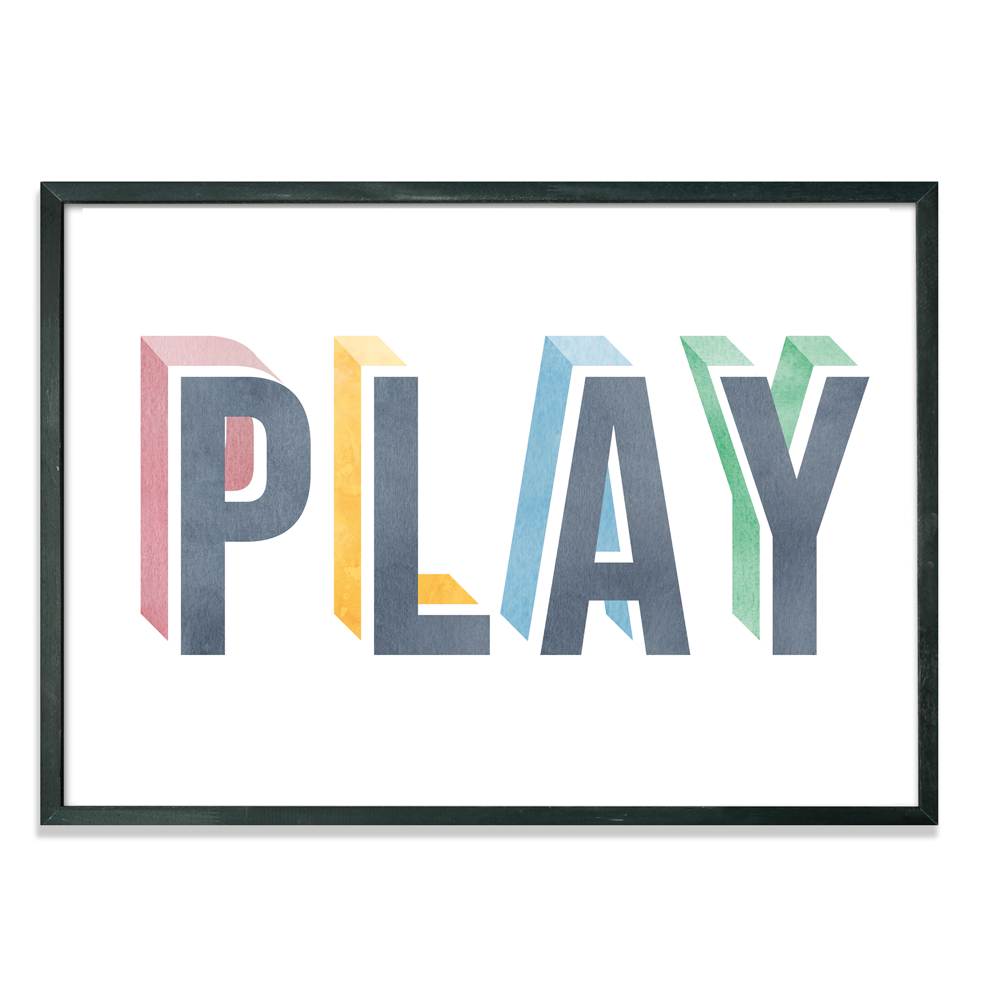 'PLAY' ART PRINT