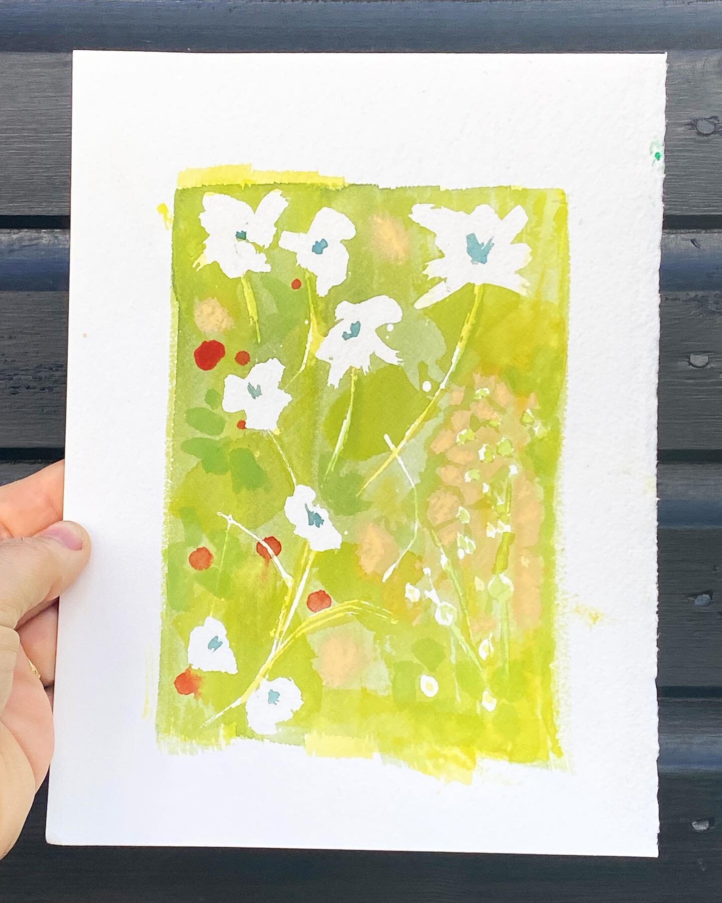 🍃 Some Watercolour/Gouache studies to sell at my Open Studio this weekend. Totally inspired by the glorious green growth we are surrounded by now that spring has finally dug in! 
Last weekend I sold all (but one!) of my floral monoprints which has b
