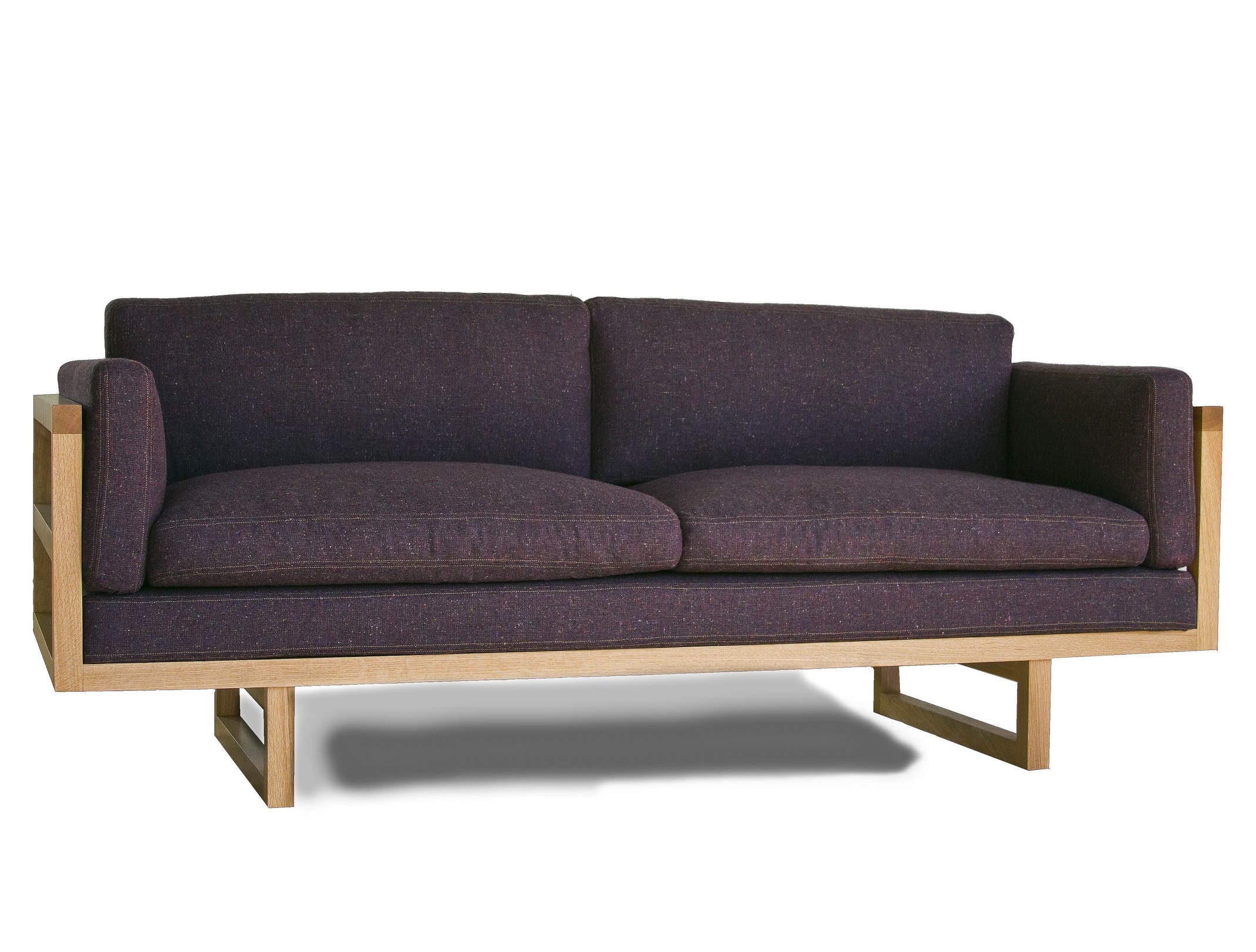Oak-framed sofa by  O Driscoll Furniture, upholstered in Donegal Irish Tweed woven by Molloy & Sons.jpg