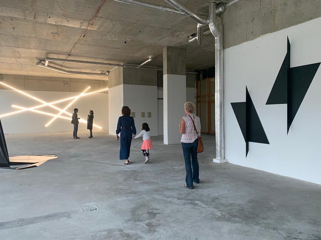 Stunning exhibition by Kirstin Arndt at Green on Red Gallery. Amazing use of industrial material, light and colour. A must see #greenonredgallery_dublin