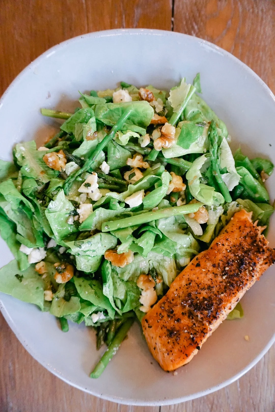 Asparagus Salmon Salad