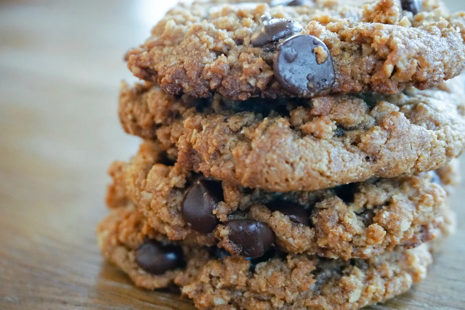 Chewy Vegan Gluten-Free Peanut Butter Chocolate Chip Cookies