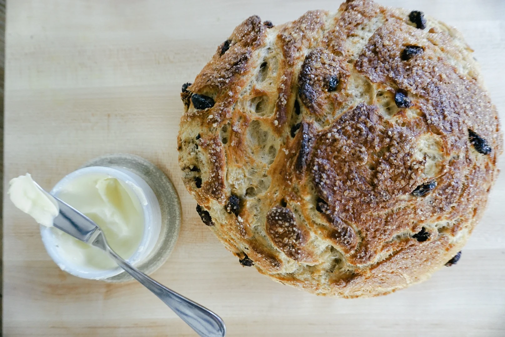 Cinnamon Raisin Crunch Bread