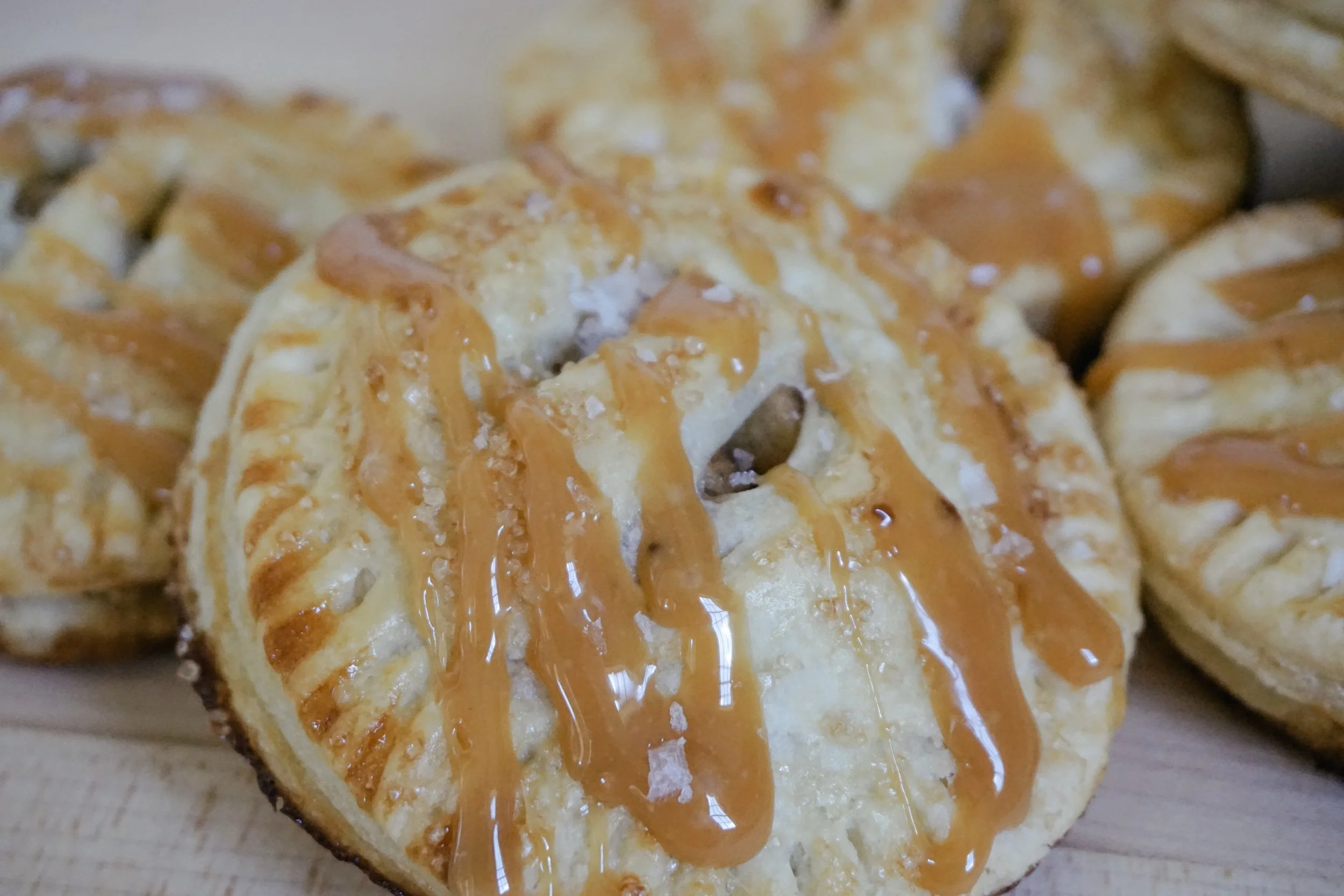 Salted Caramel Apple Hand Pies