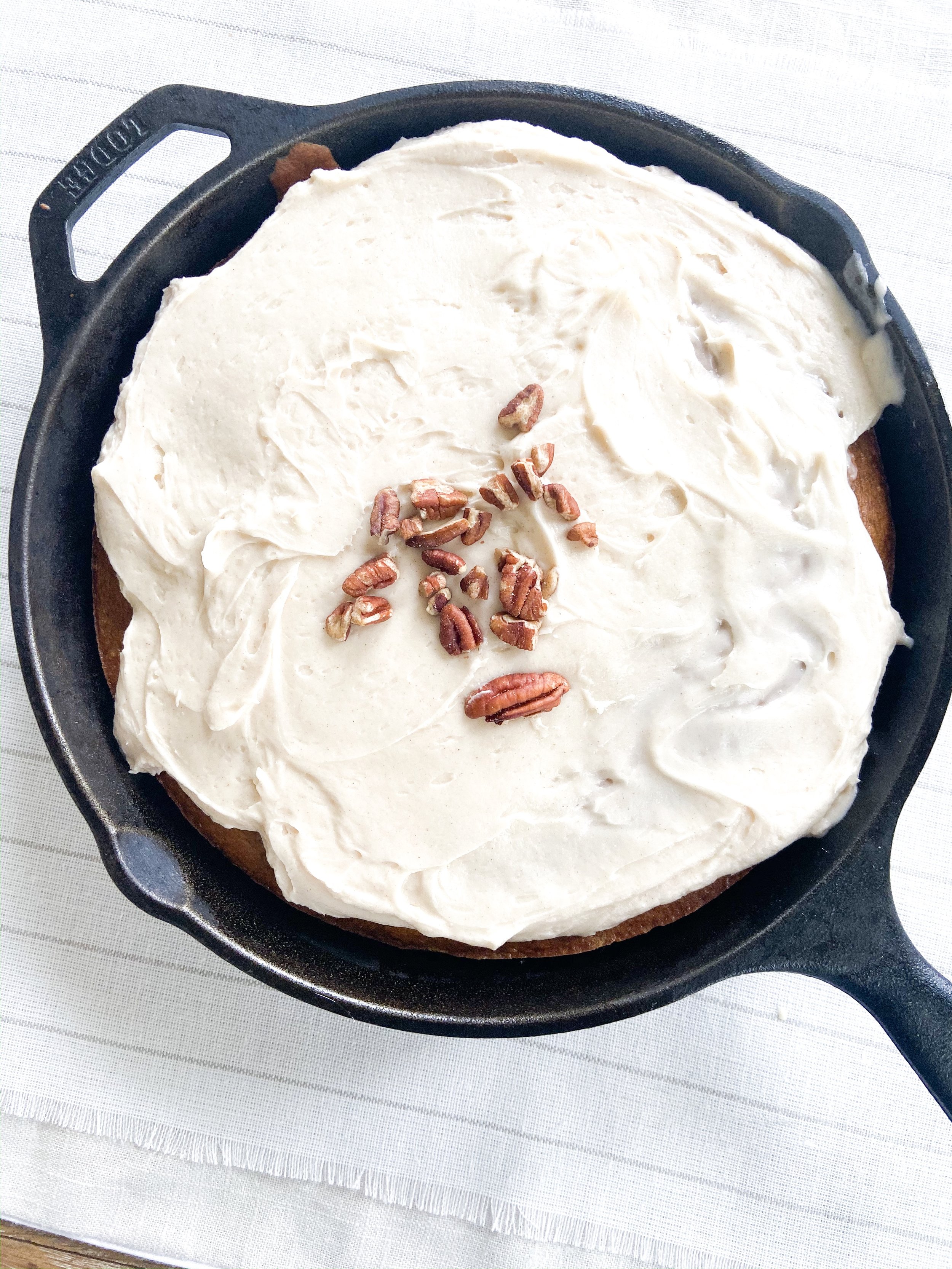 Pumpkin Skillet Cake