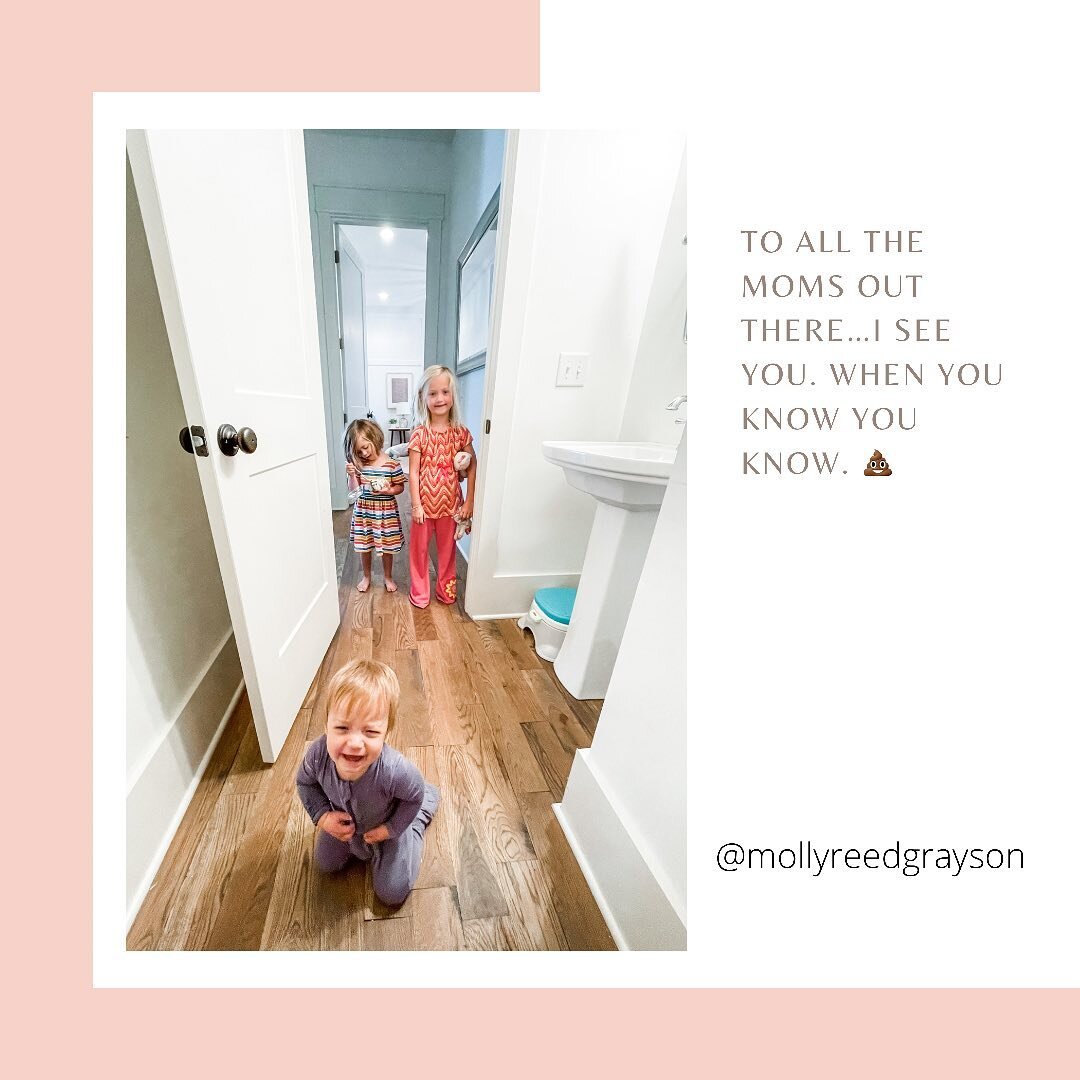 Certain times in my life I like privacy. When you have small humans&hellip;those certain times are a luxury. 🥴🤣Am I right? Apologies for the TMI but #itstrue #momlife #littlekids #raisingdaughters #livingthatmomlife #allkidsallthetime #littleblessi