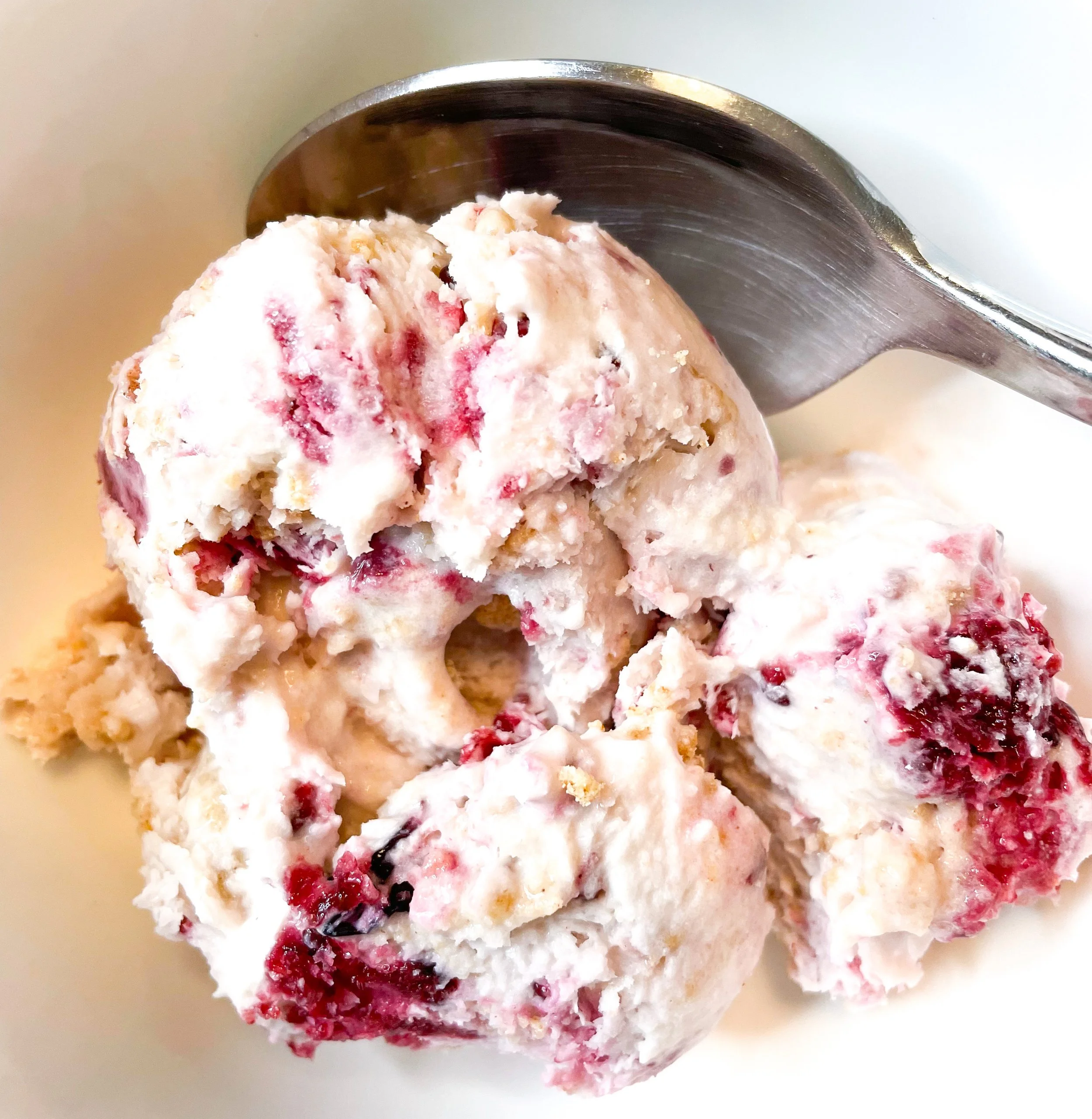 Summer Berry Crisp Ice Cream