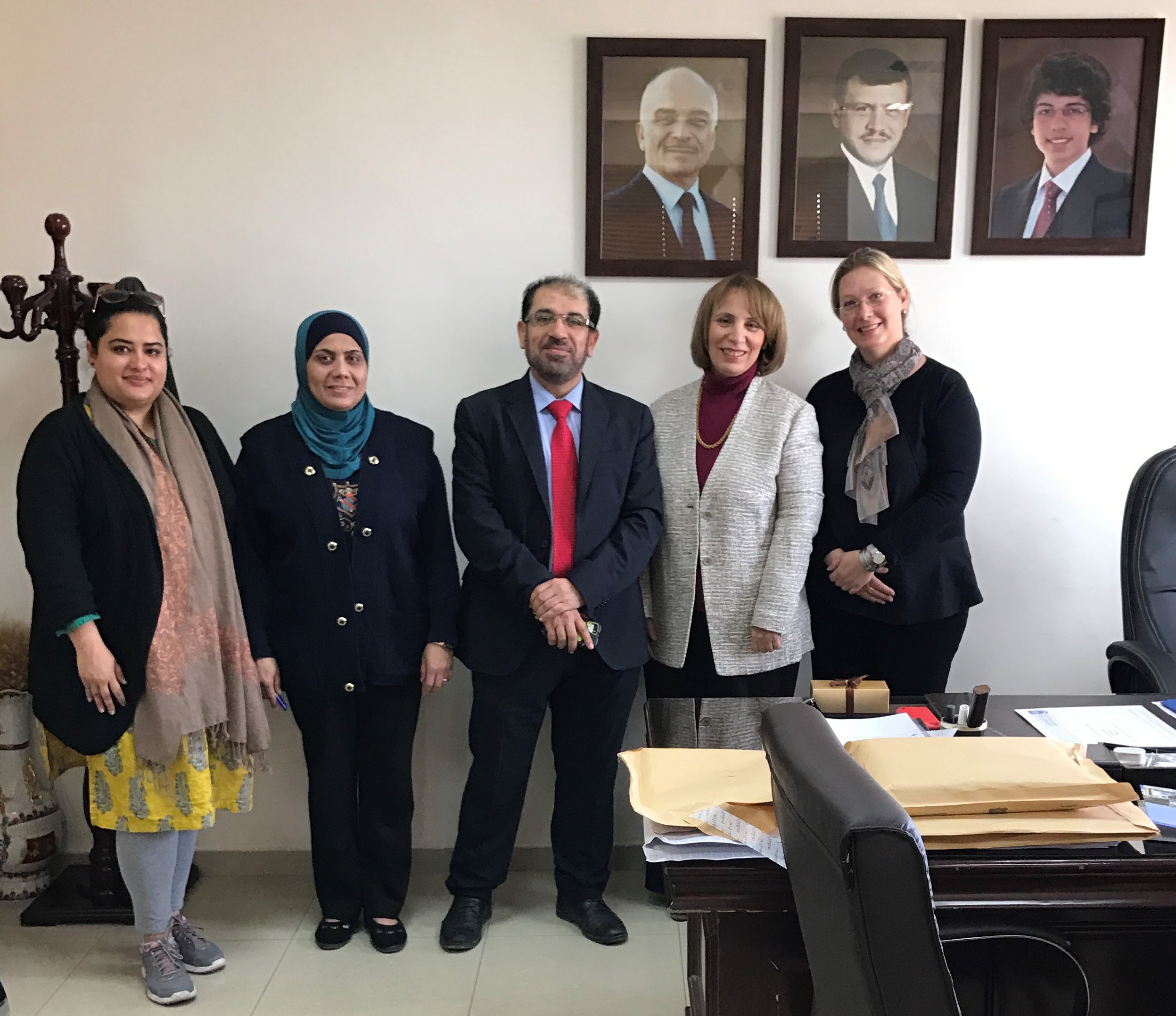  We also met the dean of engineering Dr. Lina Shabeeb while visiting AAU. 