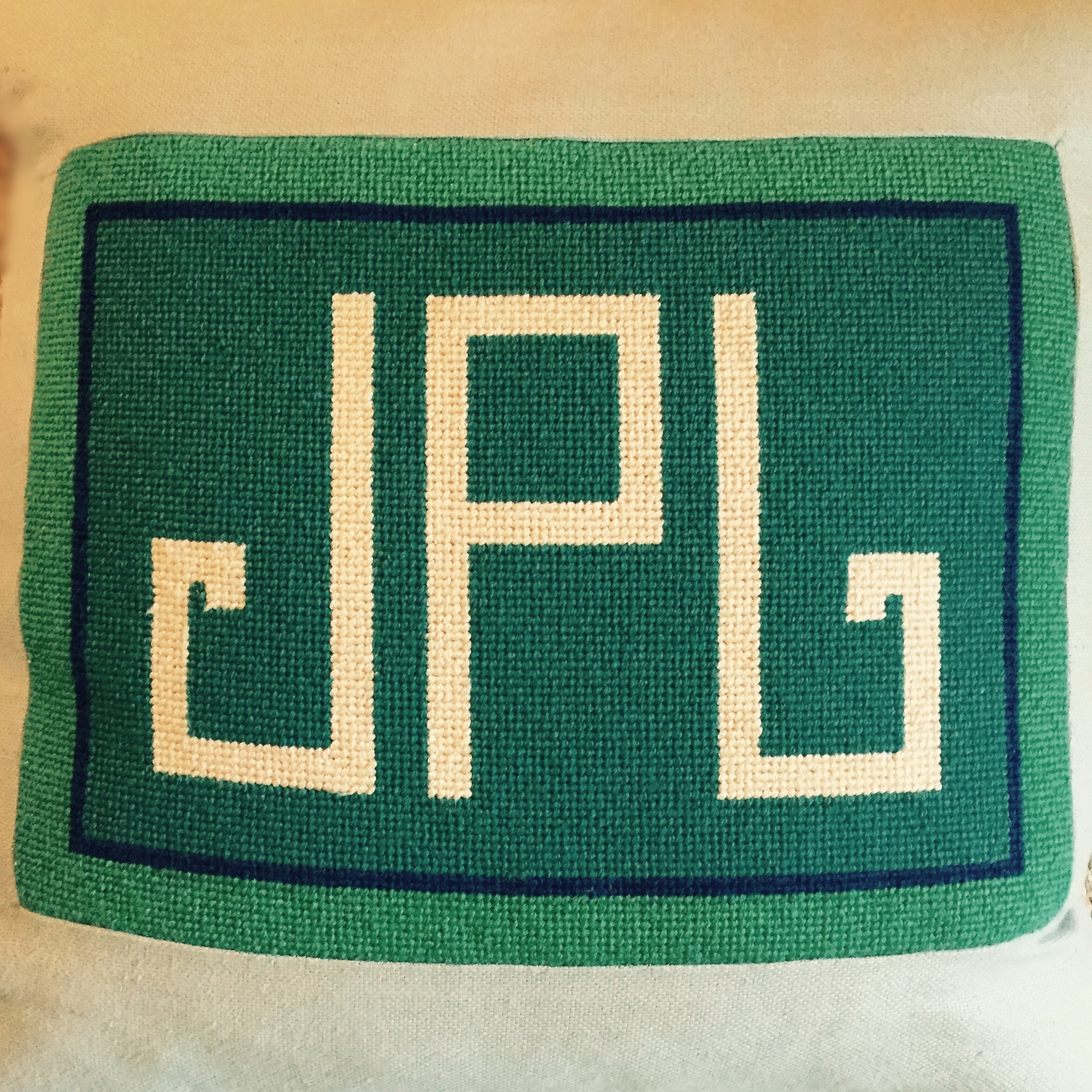 Custom Monogram Pillow