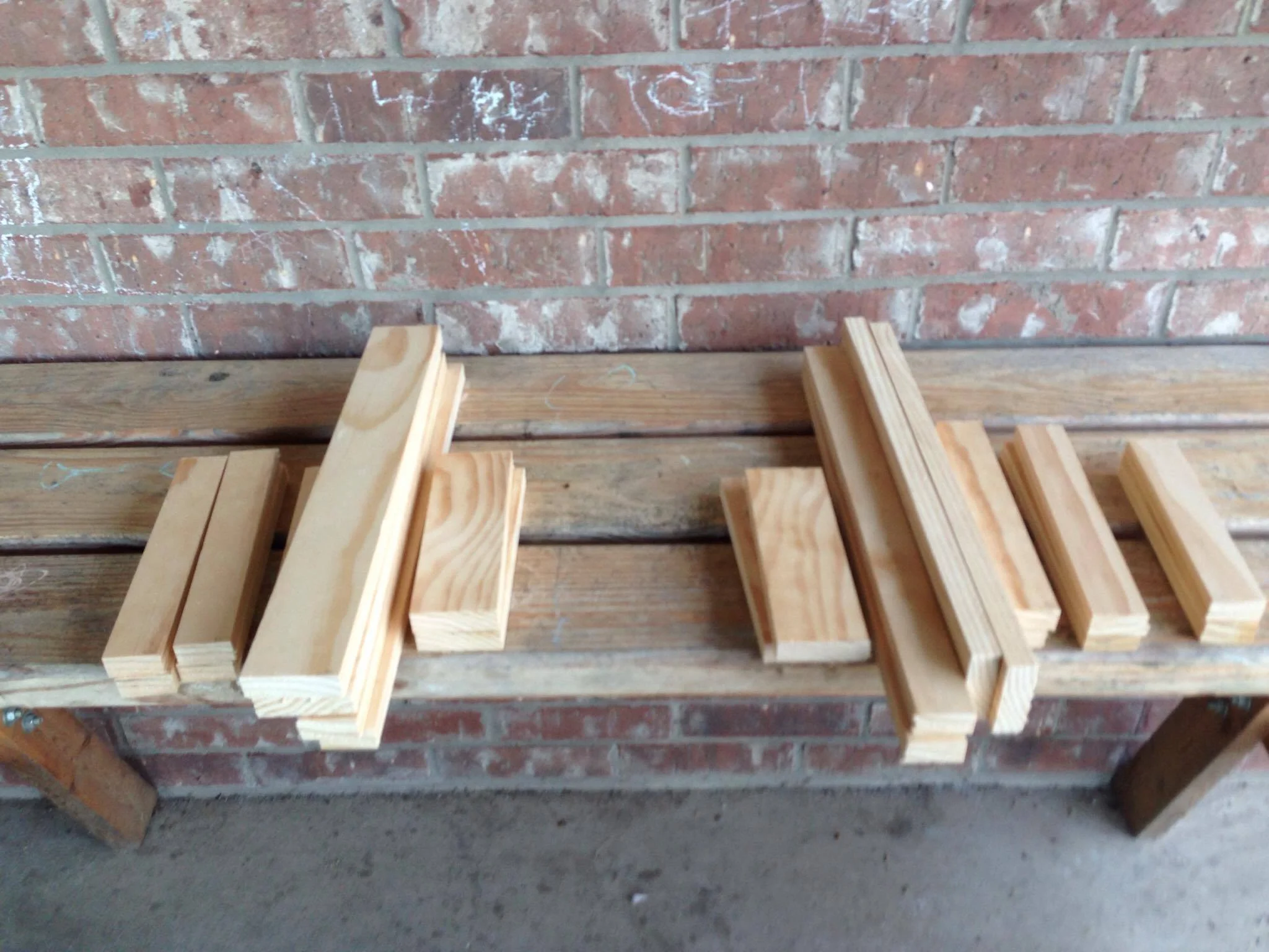 I cut wood