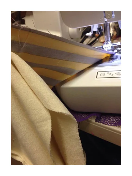 Stitch the entire perimeter of the pocket. I like to go around 2-3 times because pockets take a beating!! You know you are gonna occasionally over stuff or simply be ridiculously rough with this thing!