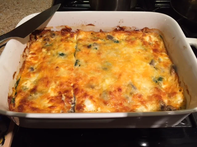 This is the finished product in the pan. 