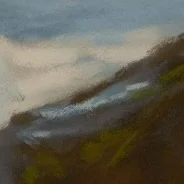 Wave Watching | Pastel on Copper, 14 x 18 in | 25.25 x 29.5 inches framed