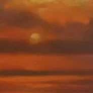 Smoldering | Pastel on Copper, 18 x 14 inches, 29.25 x 25.5 inches framed