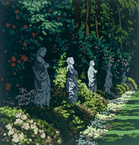 Standing Watch | Serigraph, 31 colors, 9 x 9.5 in | $400