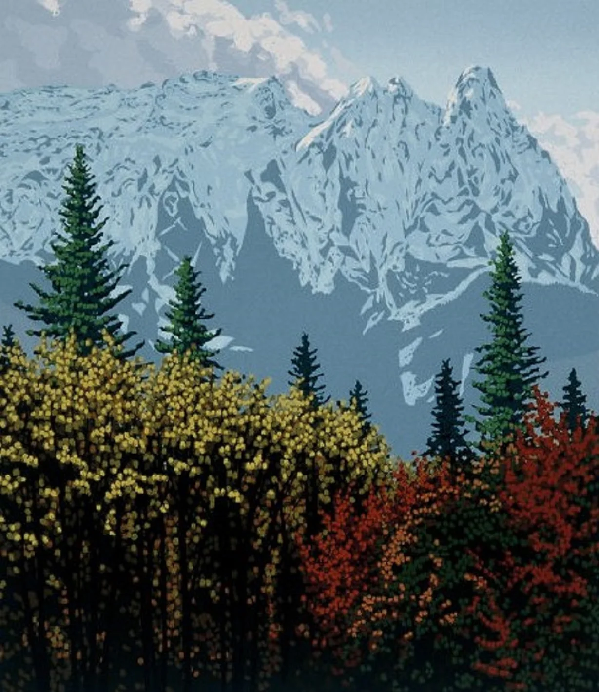 Autumn Light | Serigraph, 25 colors, 15.5 x 18 in | $750
