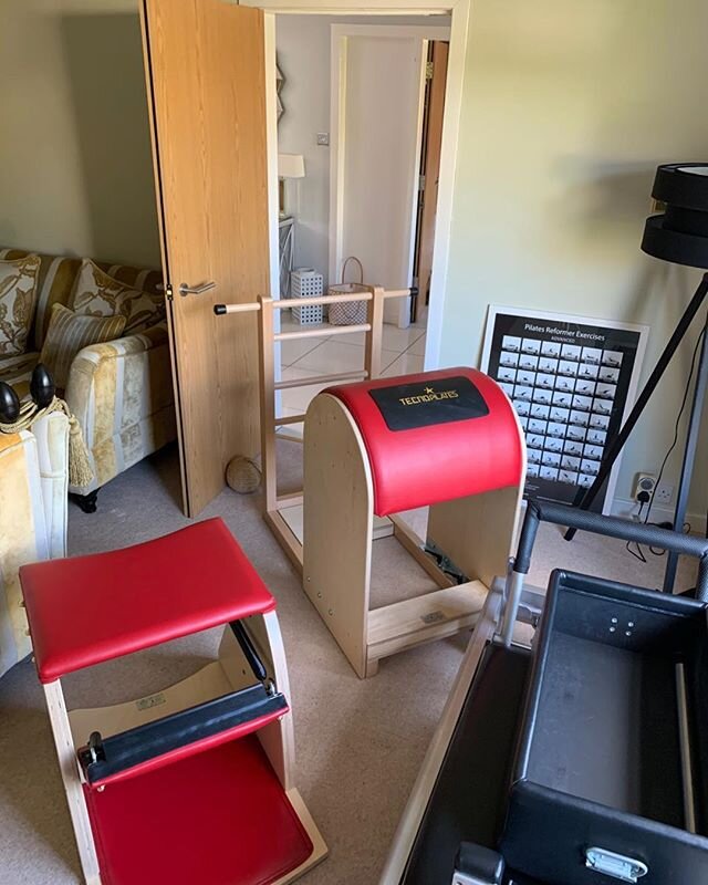 #WFH just got more interesting 💕 My new apparatus has arrived from Italy 🇮🇹 Thank you #tecnopilates ❣️ #pilates #pilatesglasgow