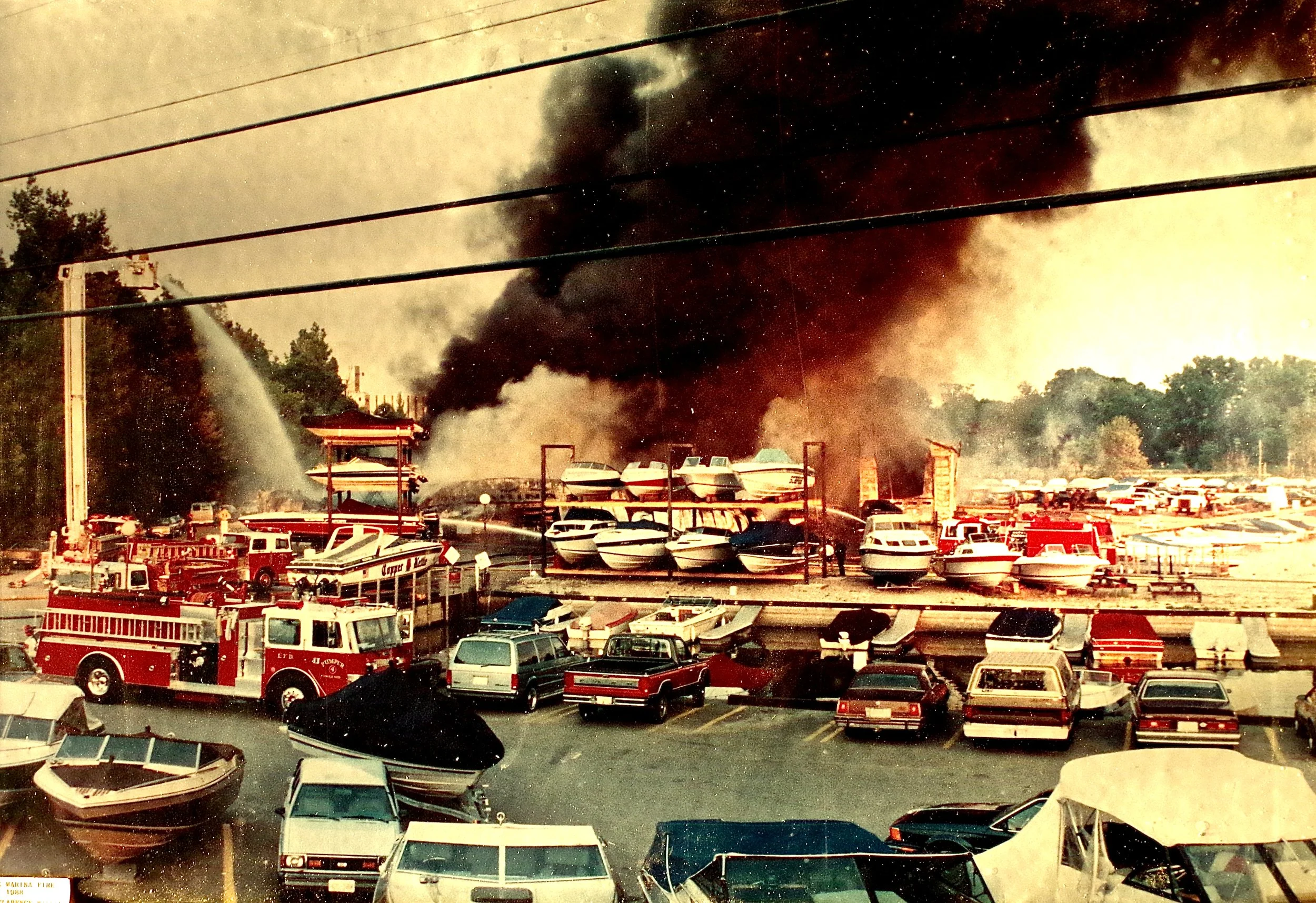 Copper Kettle Marina Fire - 1988
