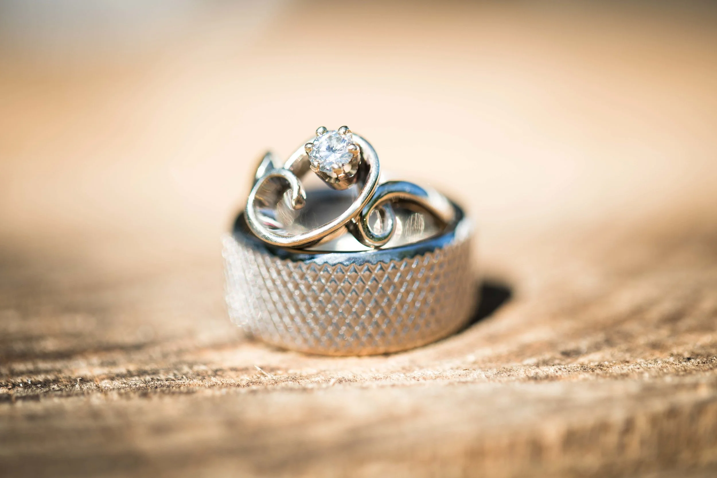 wedding ring shot
