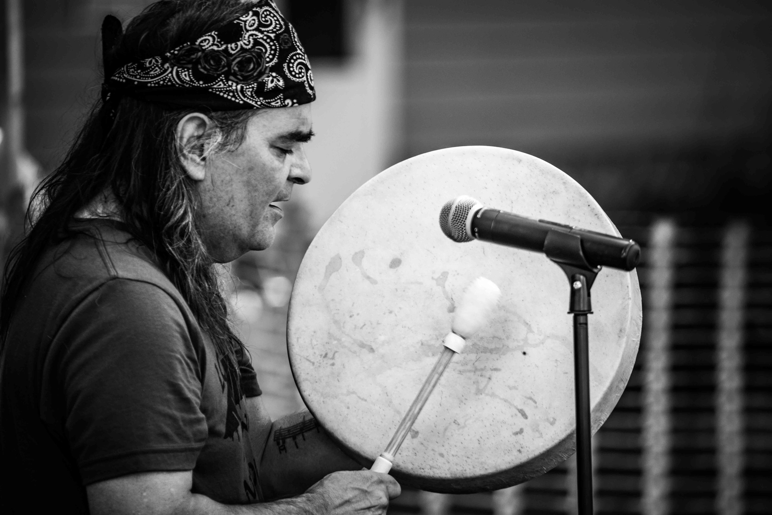  Native American ceremony to close the festival Sunday evening 