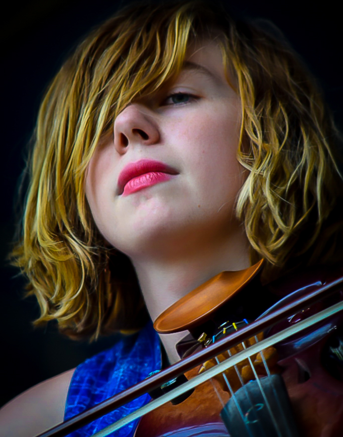  The Accidentals Close up electric violin 