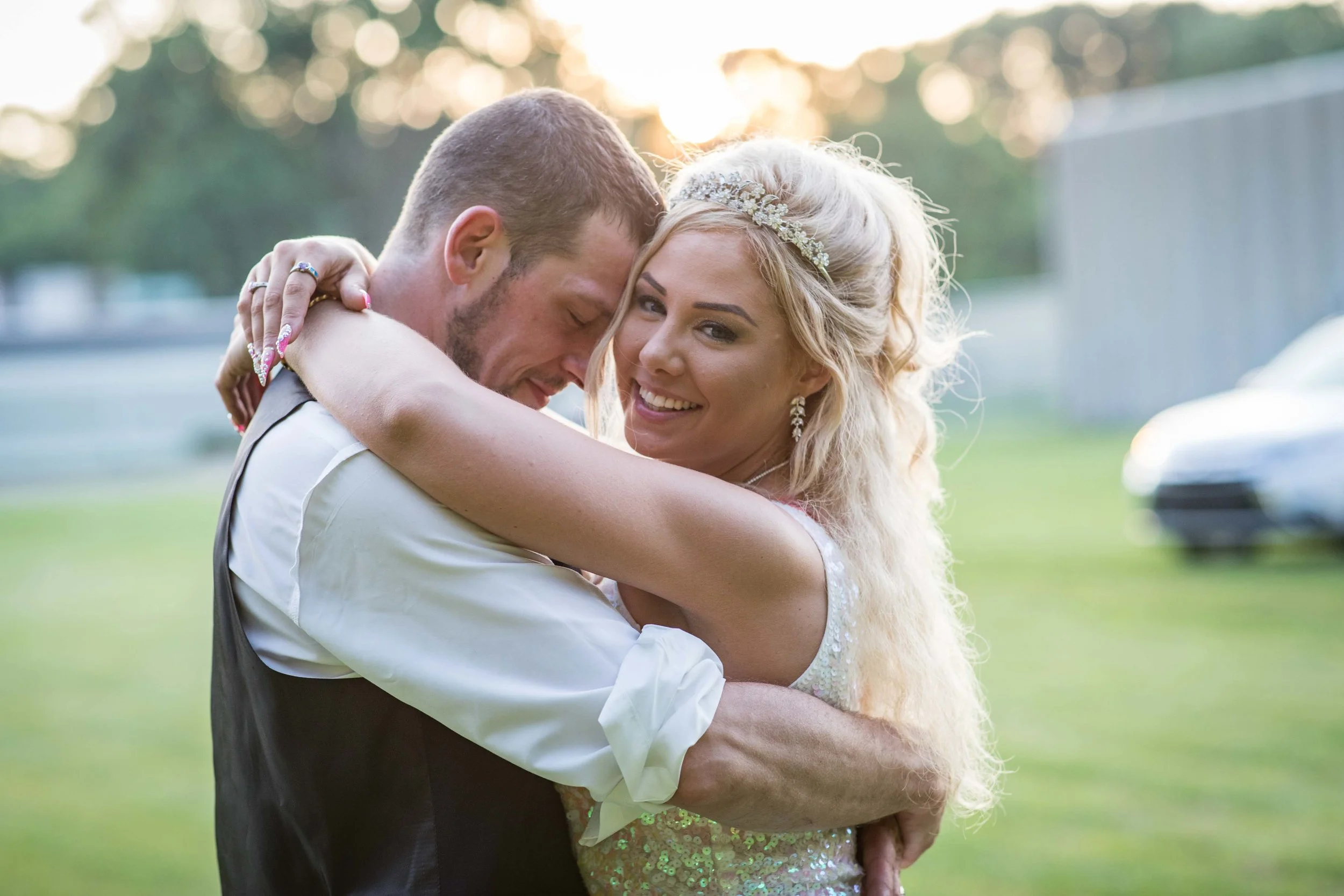 Their first dance as a married couple