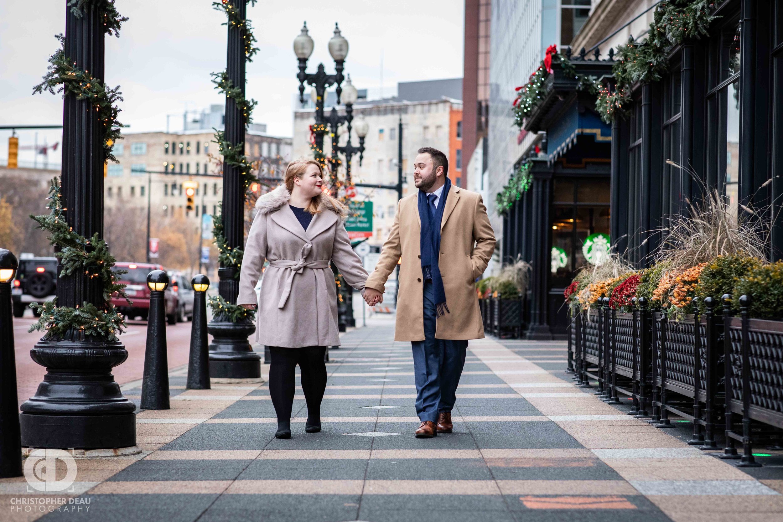  Grand Rapids Engagement session at the Amway Grand in Grand Rapids  