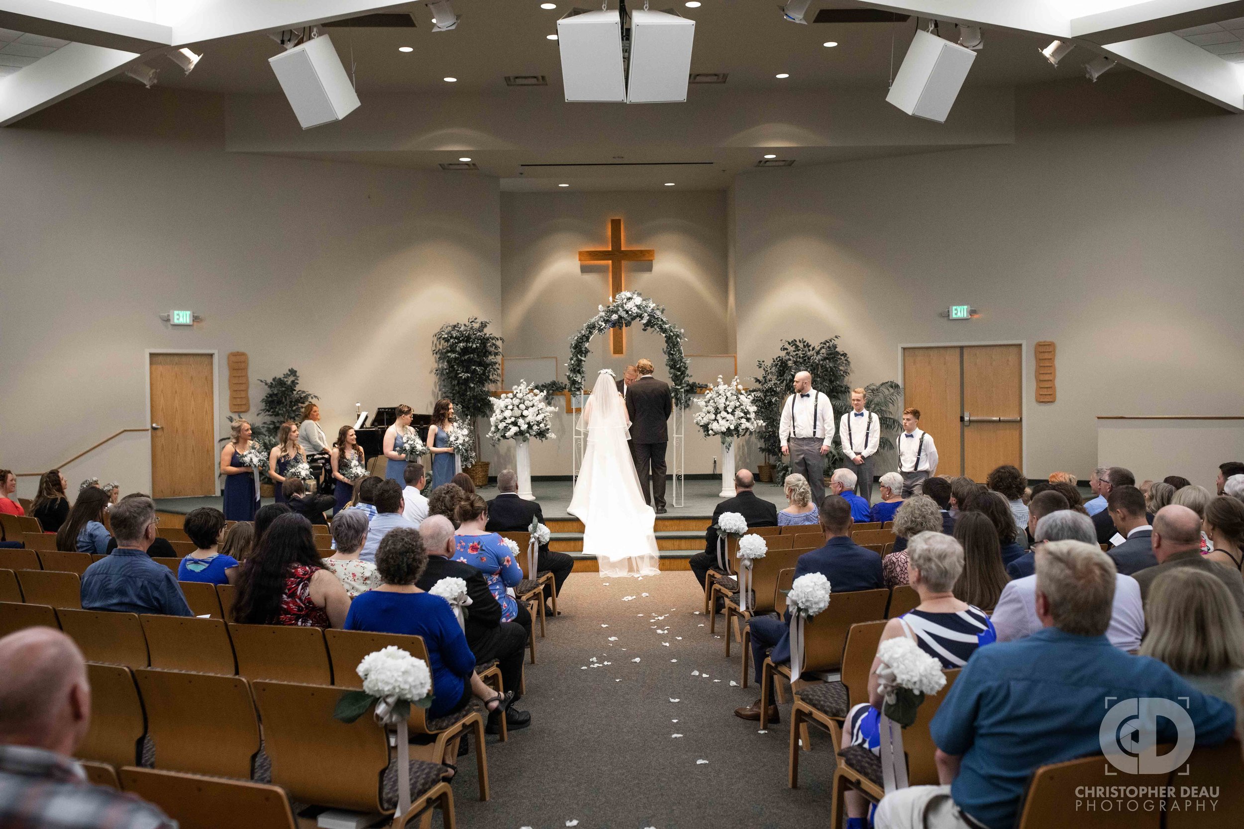  church wedding ceremony 