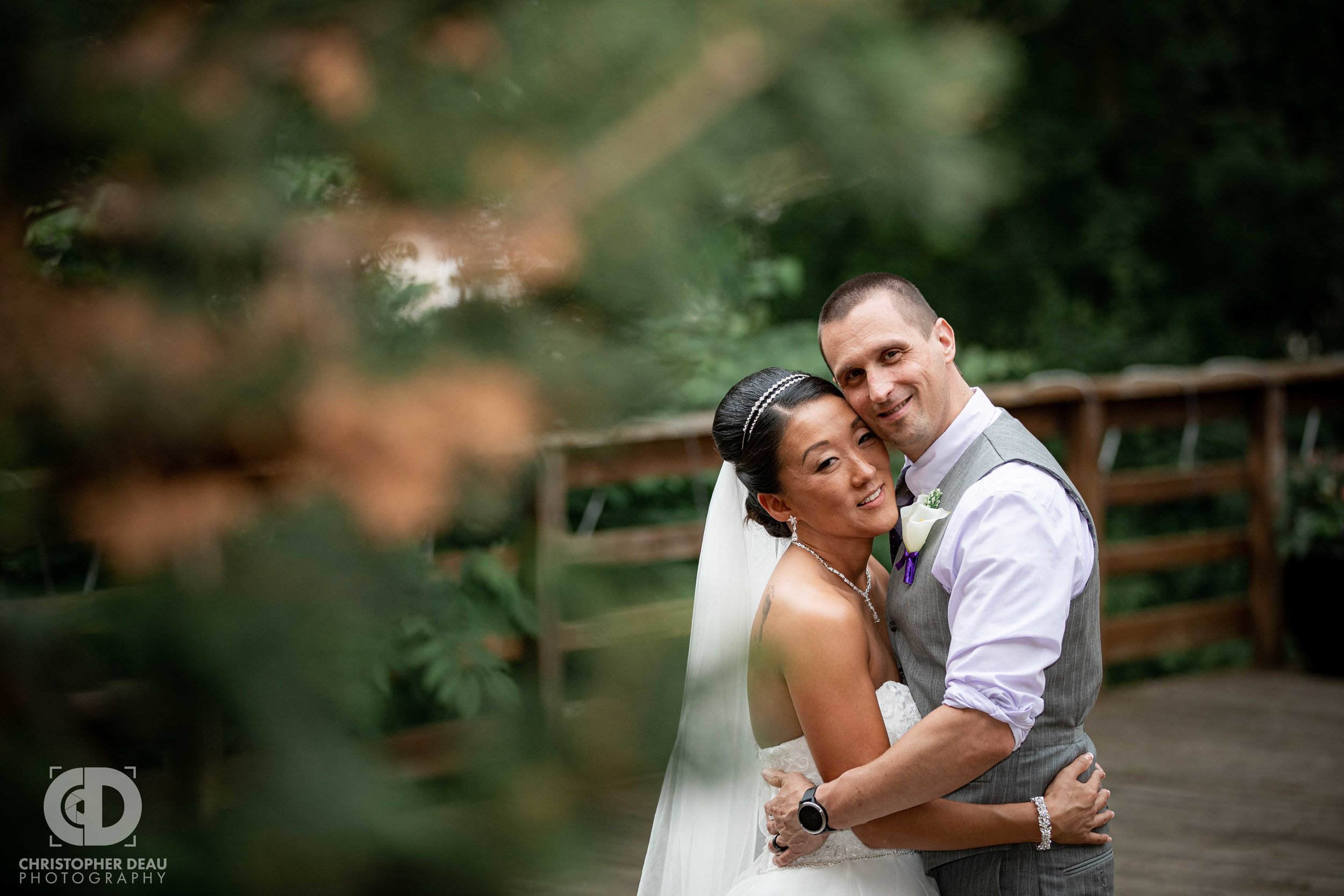  Bride and Groom at the WMU Fetzer Center 