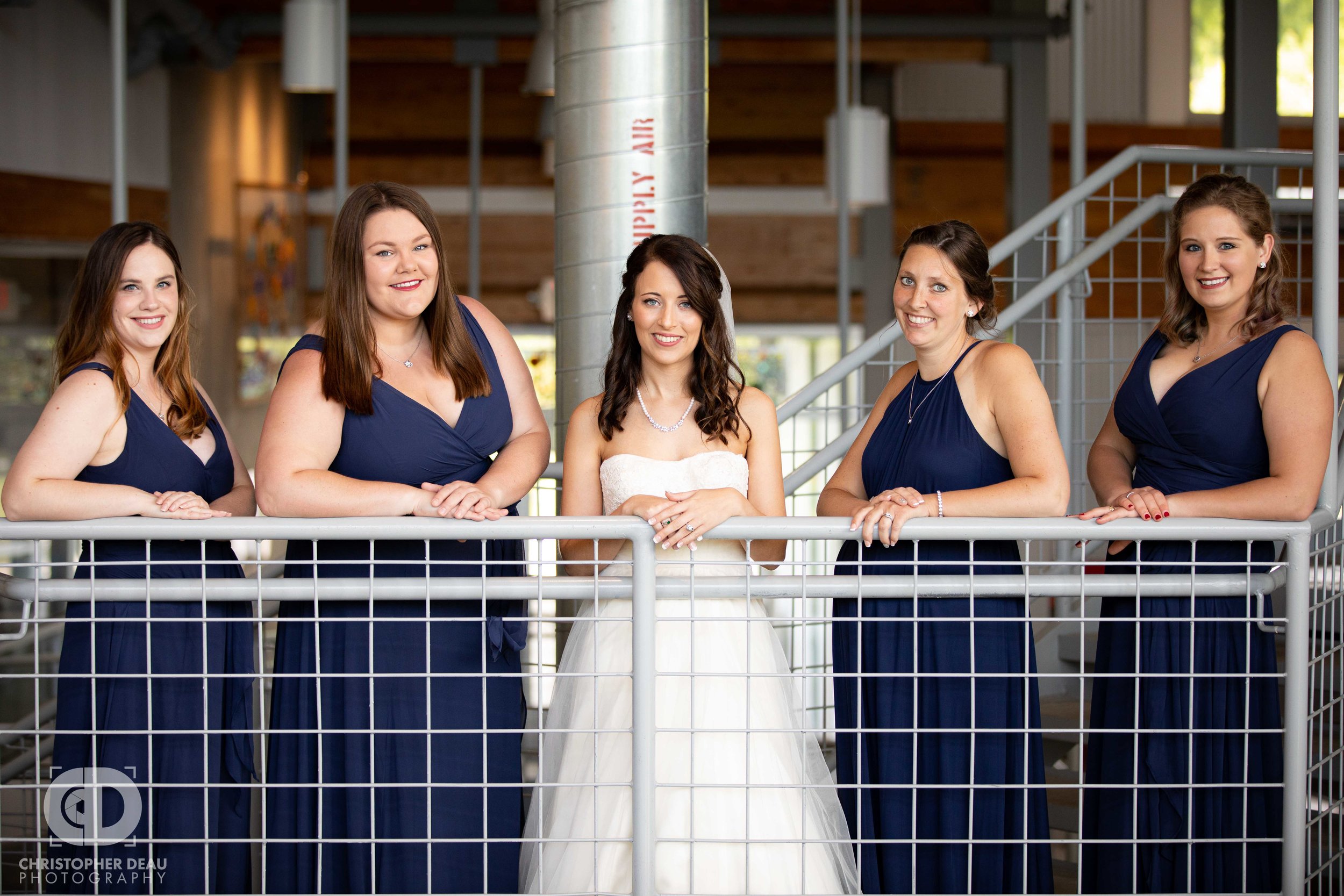  bride and bridesmaids 