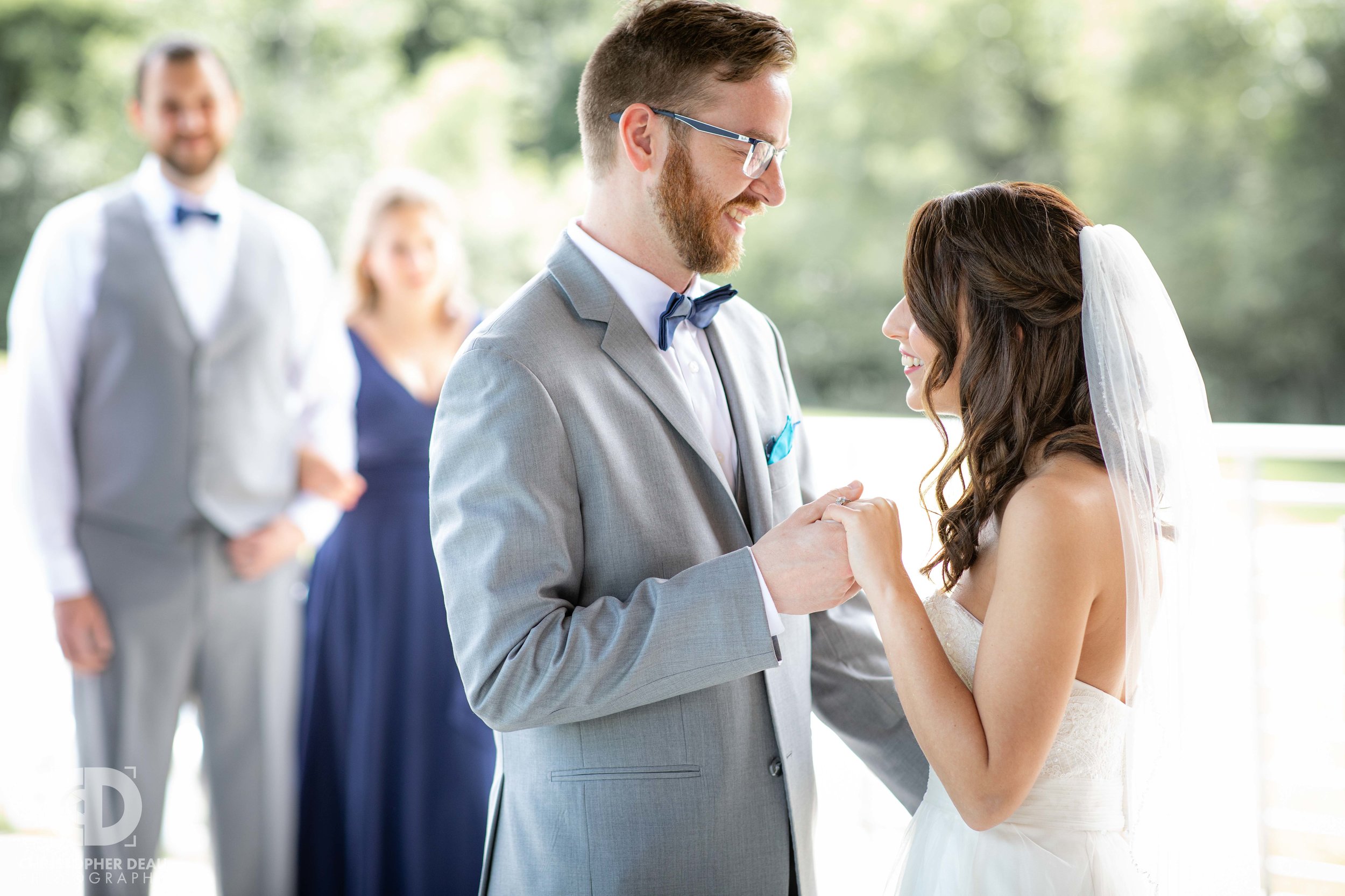  bride and groom first look 