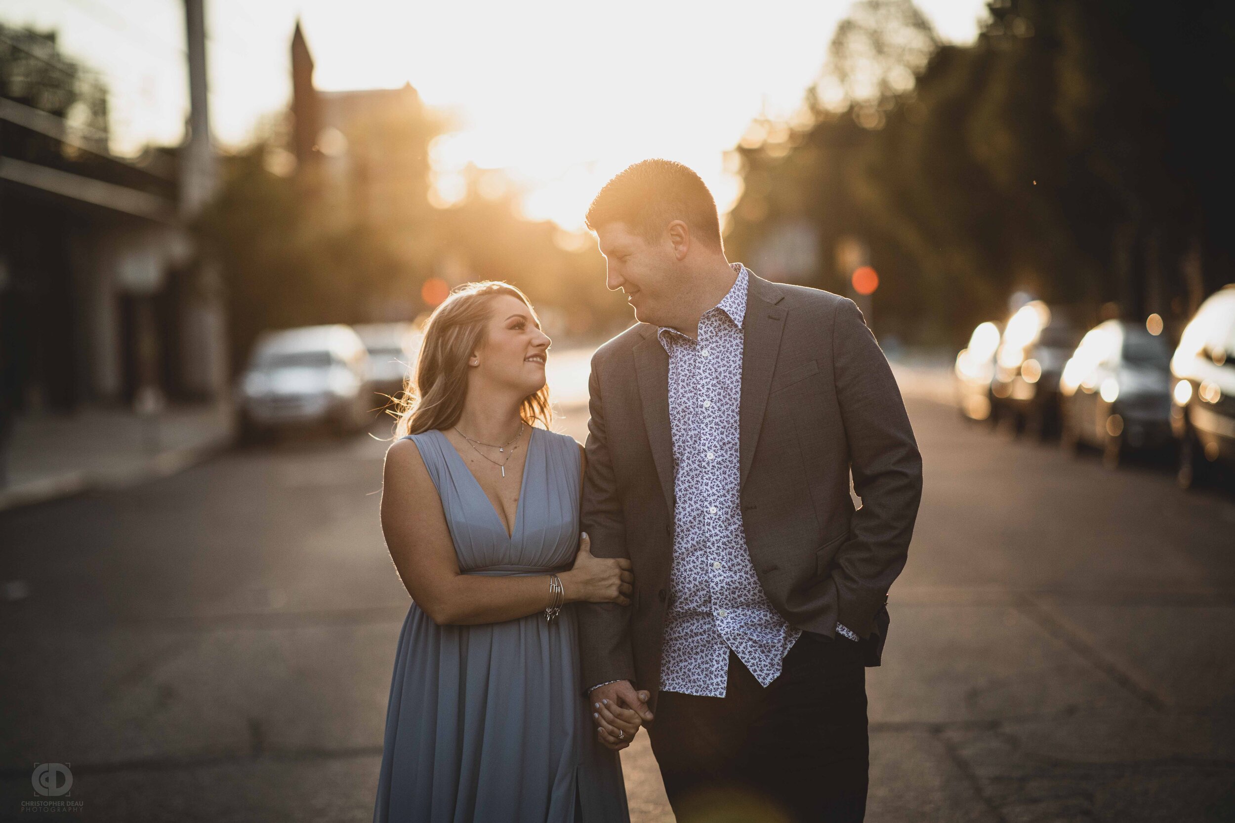 Sunset downtown Kalamazoo engagement session.jpg